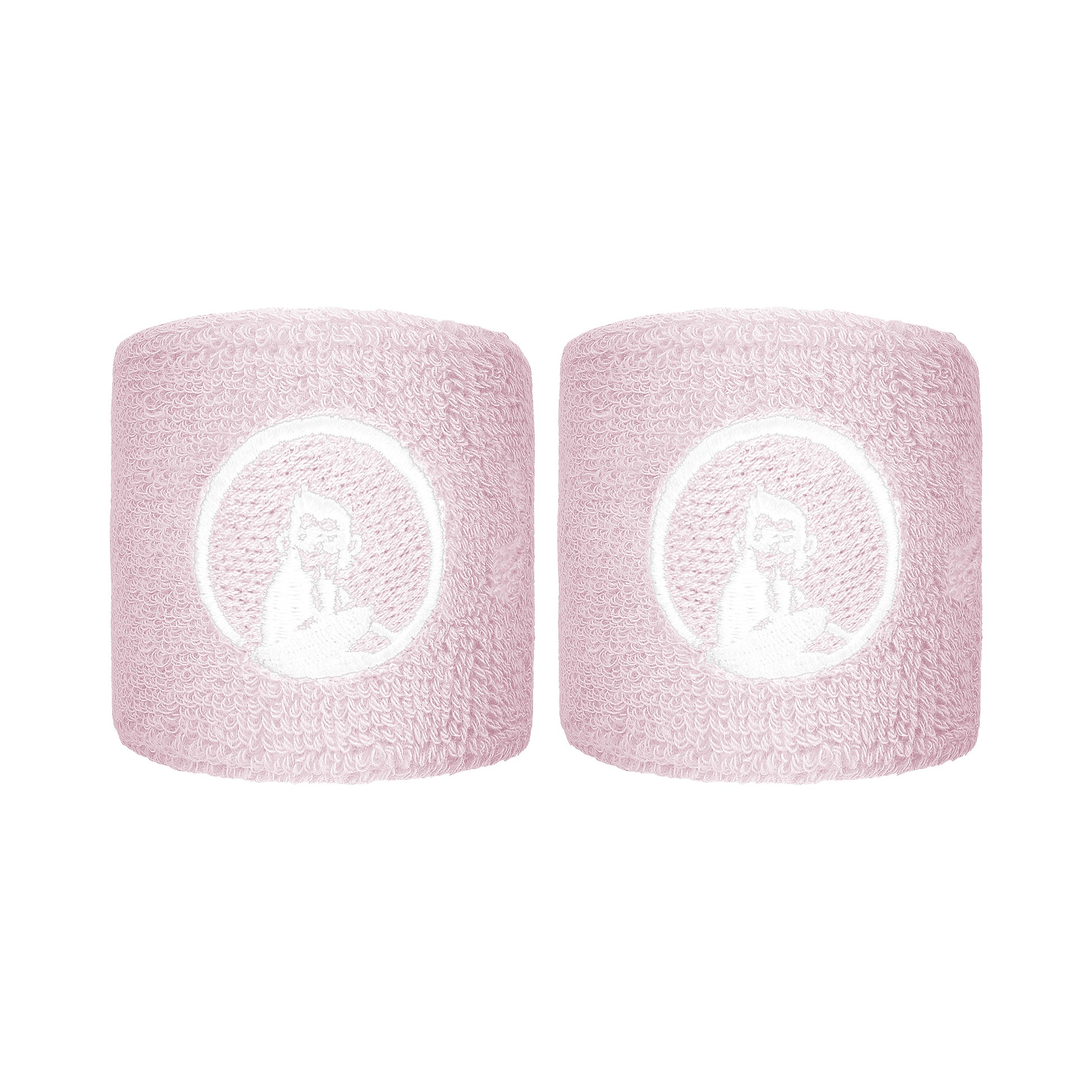 Quiet Please Cinta para sudor Pack de 2 corto - morado, blanco