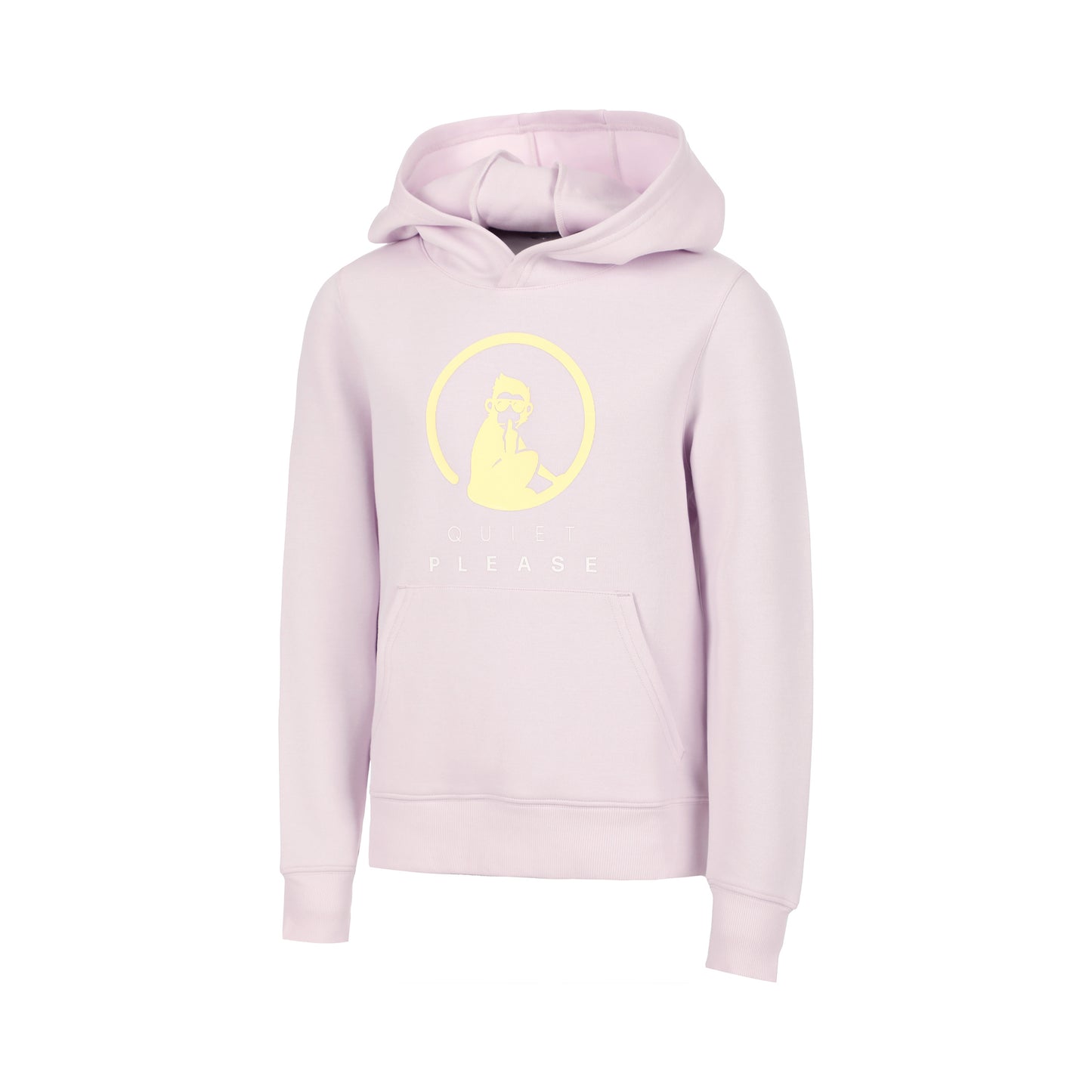 Quiet Please Crushaseline Logo Sudadera con capucha Chicas-morado, amarillo