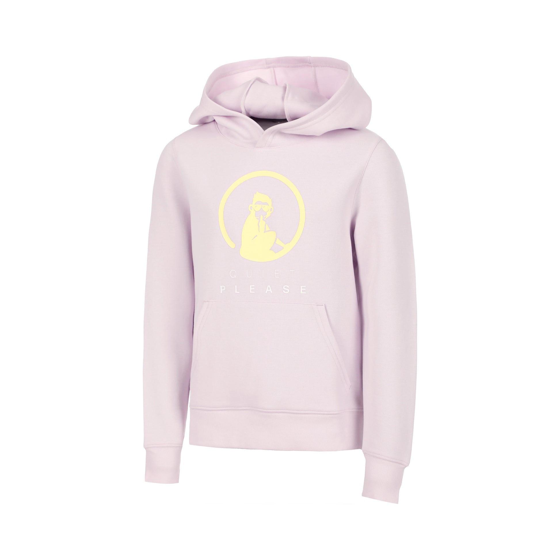 Quiet Please Crushaseline Logo Sudadera con capucha Chicas-morado, amarillo