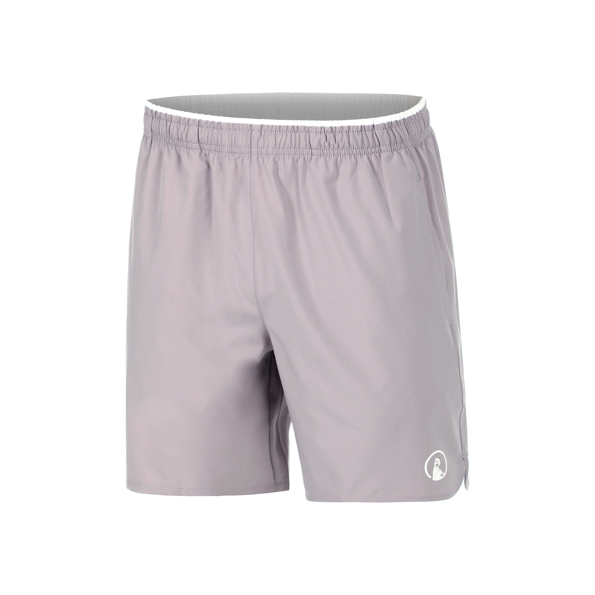 Quiet Please Mind Slam Shorts Hombres-Lila,Blanco