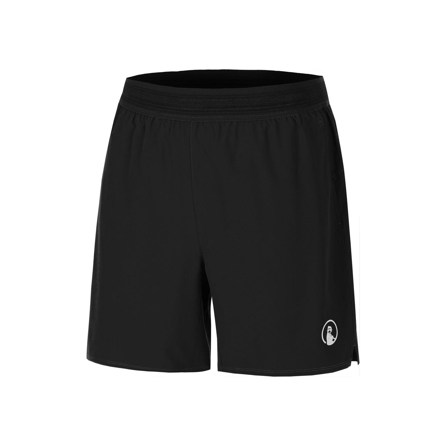 Quiet Please Challenger 2in1 7inch Shorts Hombres-Negro,Blanco