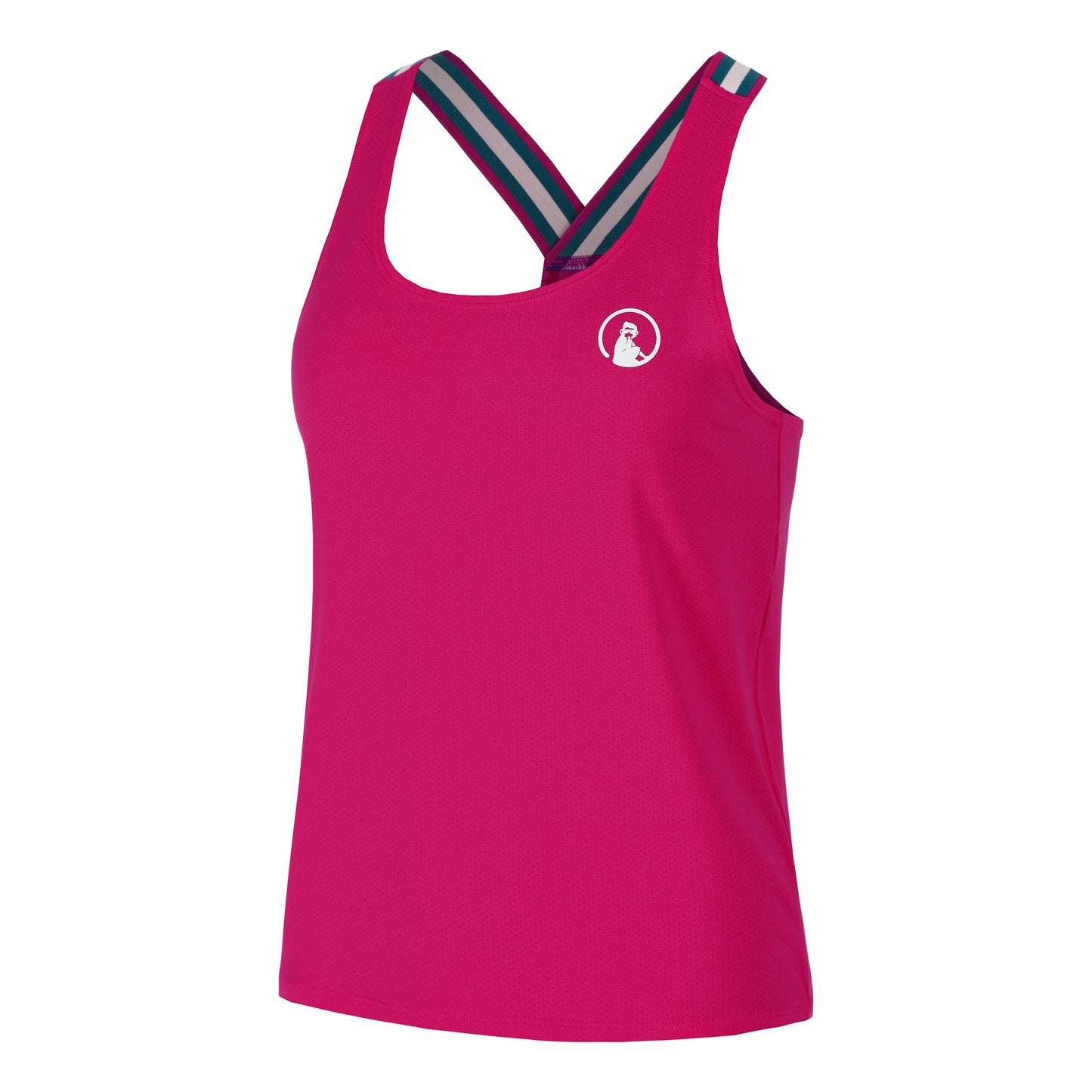 Quiet Please Create Serve & Volley 2.0 Camiseta De Tirantes Mujeres-Rosa,Multicolor