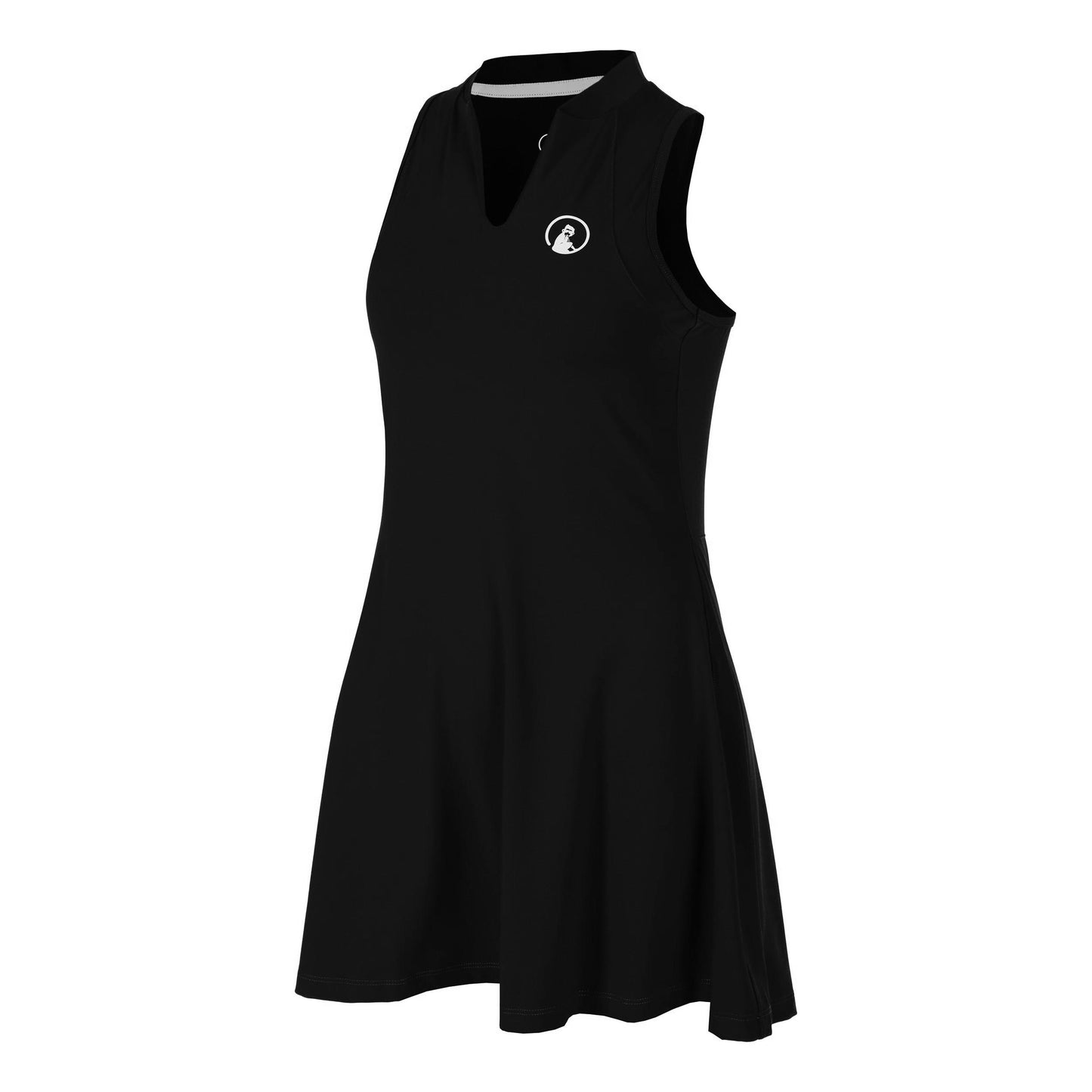 Quiet Please Ace Vestido Mujeres-Negro