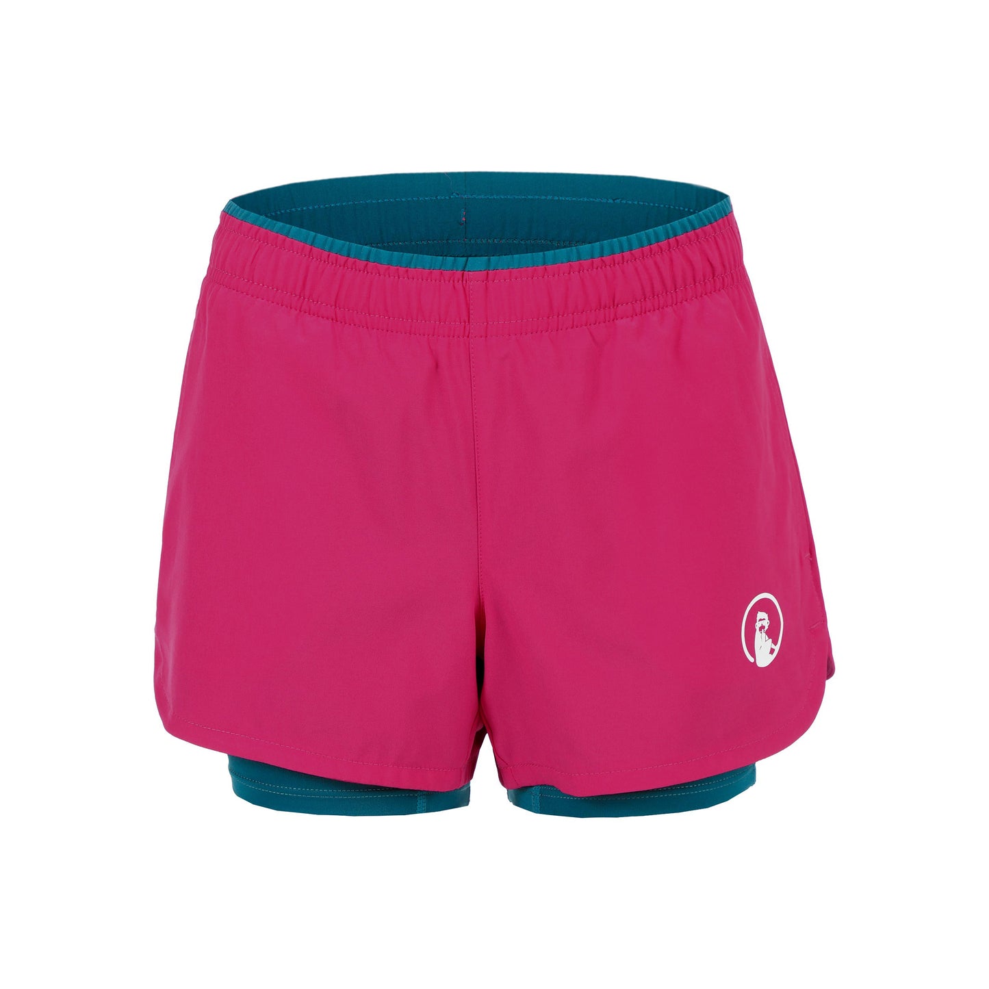 Quiet Please Create Match 2in1 Shorts Chicas-Rosa,Multicolor