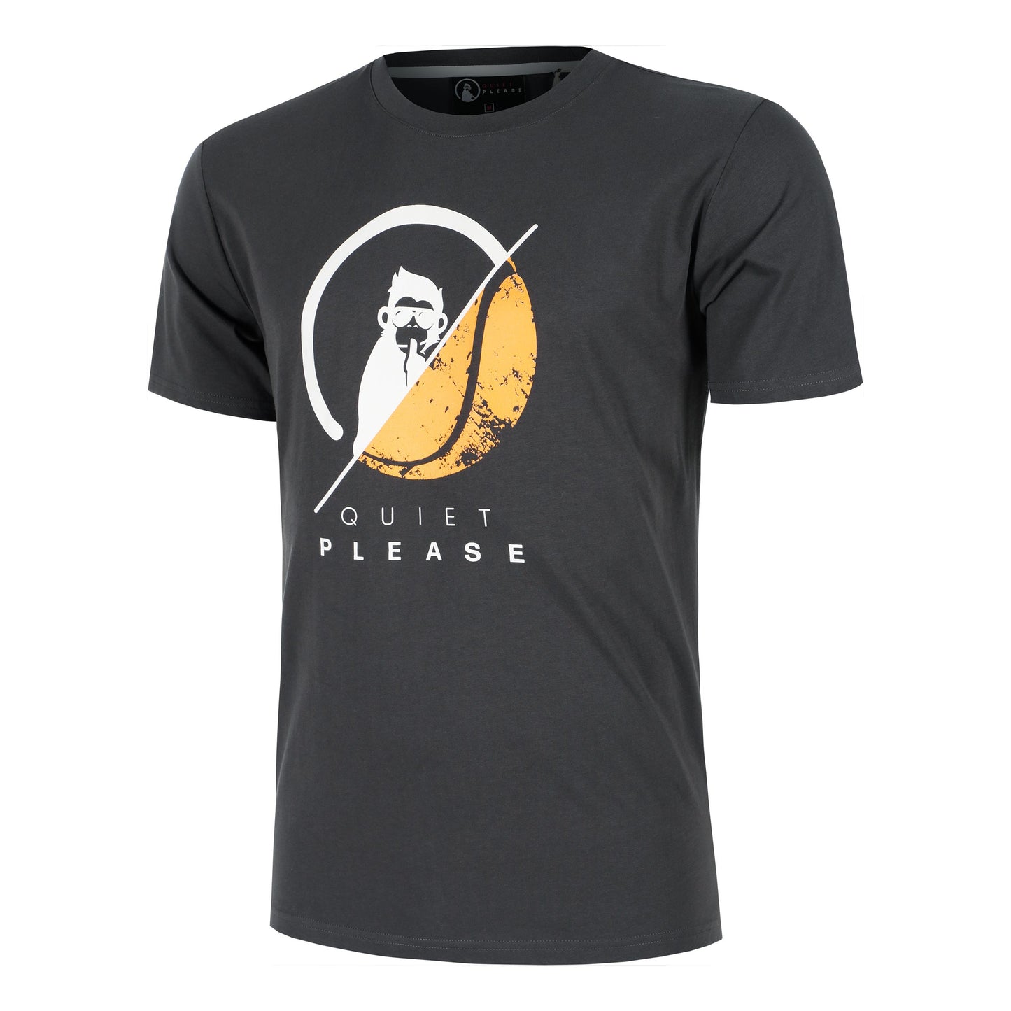 Quiet Please Endlessly 40:40 Camiseta De Manga Corta Hombres-Antracita,Multicolor