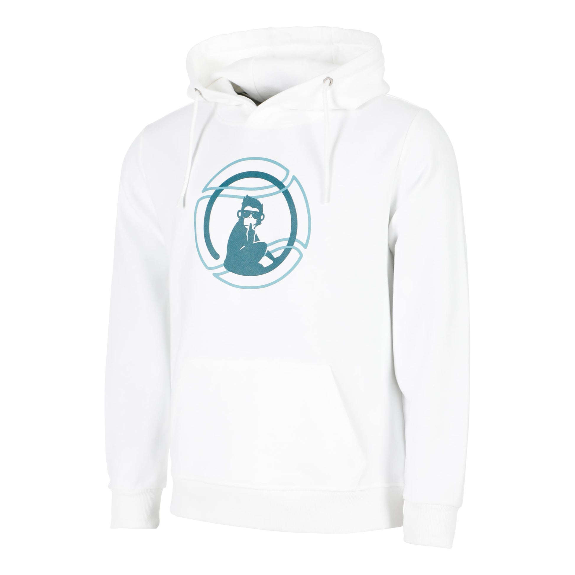 Quiet Please Create Bracket Sudadera Con Capucha Hombres-Blanco,Multicolor