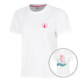 Create Flower Camiseta De Manga Corta Mujeres-Blanco,Multicolor