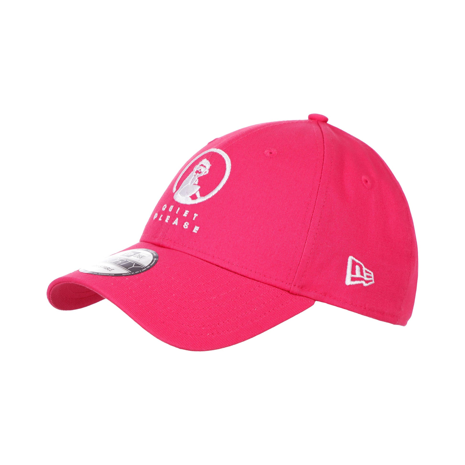 Quiet Please New Era Core 9 Forty Gorra-Rosa,Blanco