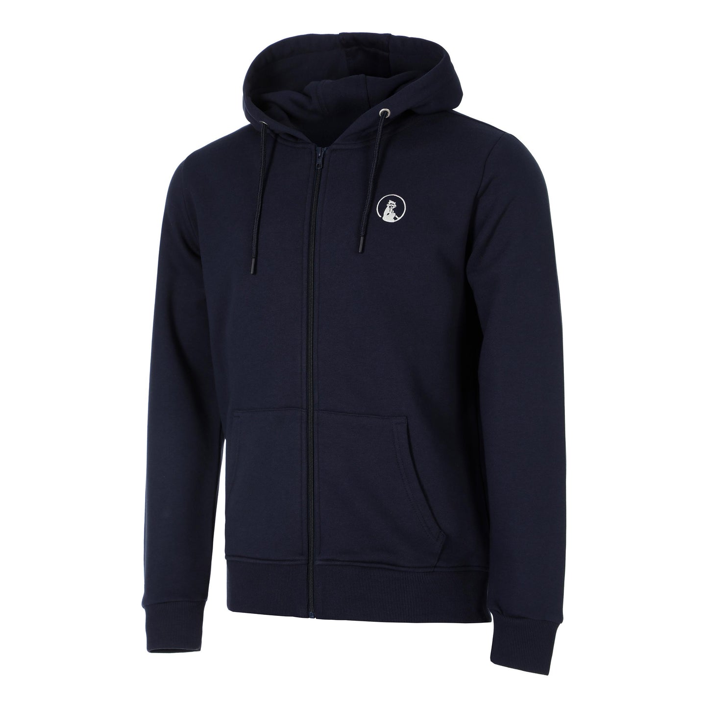 Quiet Please Essential Zip Sudadera con cremallera Hombres-azul oscuro
