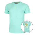 Wild Collage Camiseta De Manga Corta Hombres-Turquesa,Multicolor