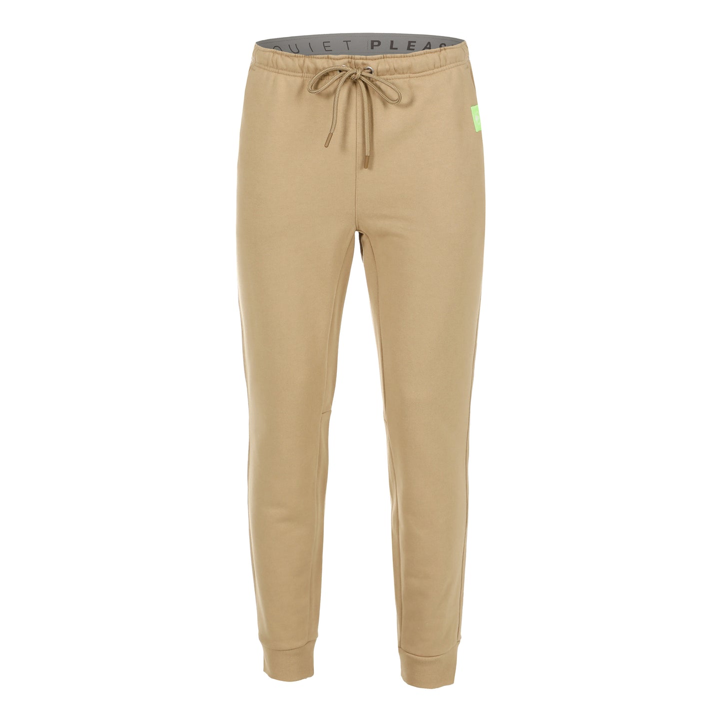 Quiet Please Wild Easy Pantalón De Entrenamiento Hombres-Beige,Verde Neón