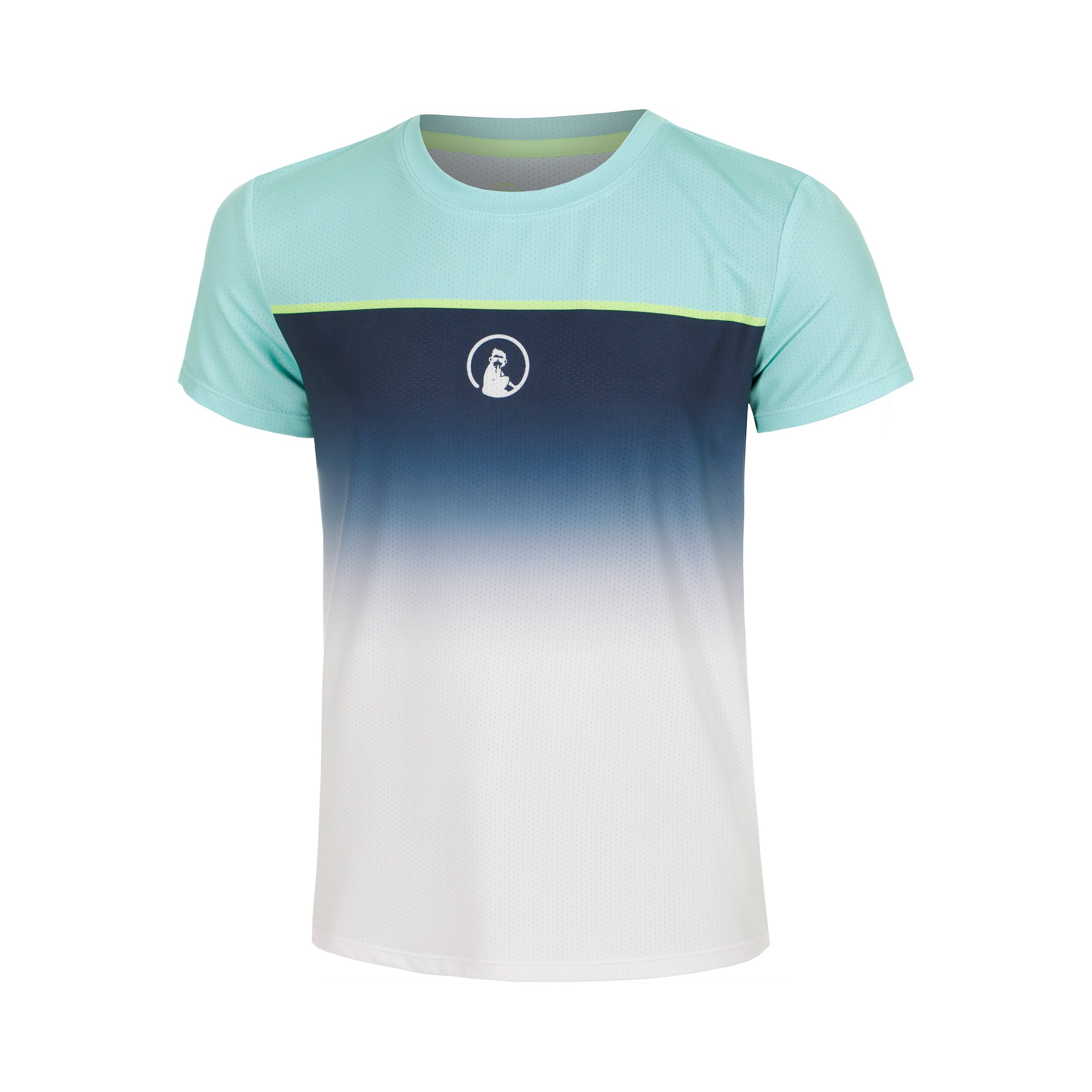 Quiet Please Wild Receiver Faded Camiseta De Manga Corta Chicos-Turquesa,Multicolor