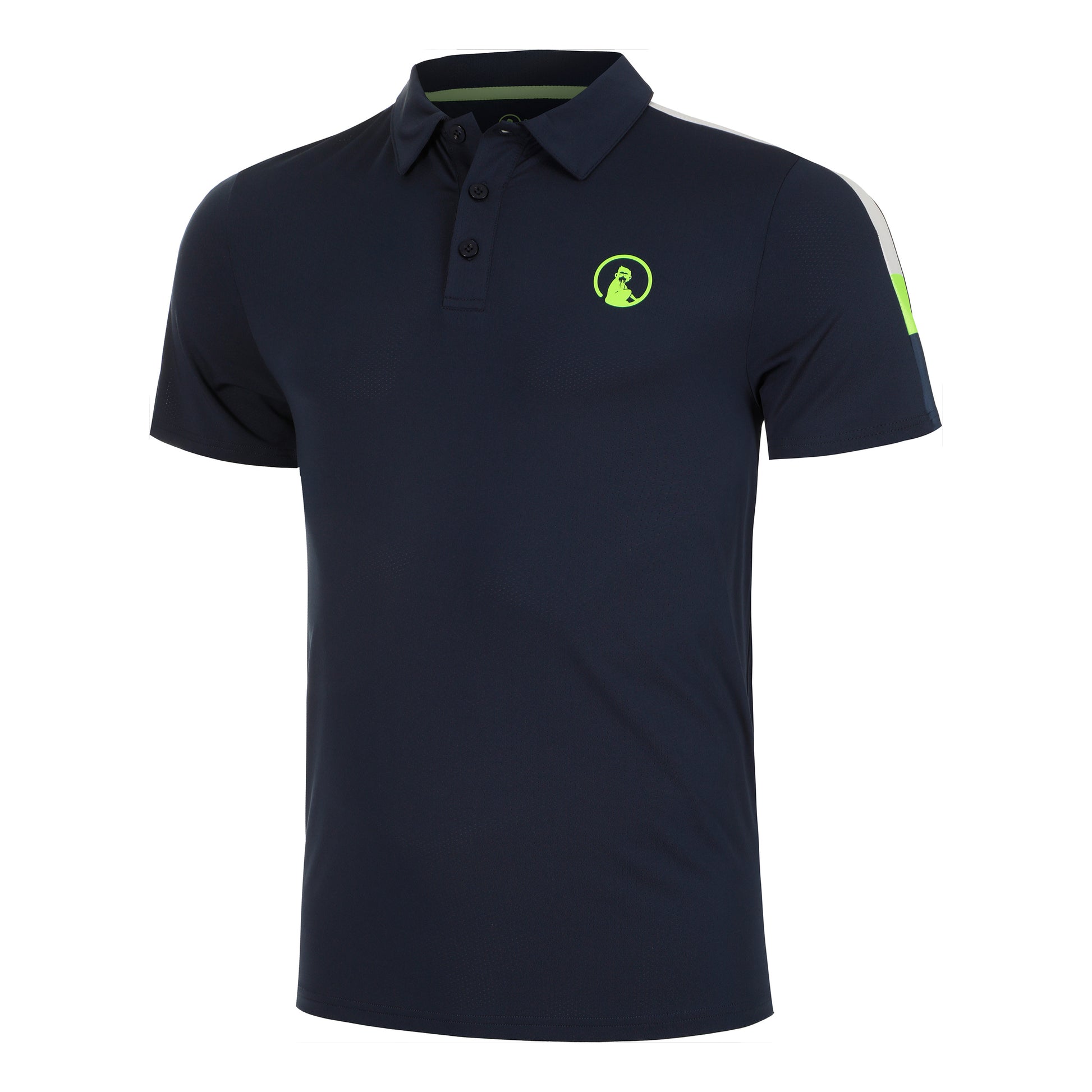 Quiet Please Wild Tournament Hori Polo Hombres-Azul Oscuro,Multicolor