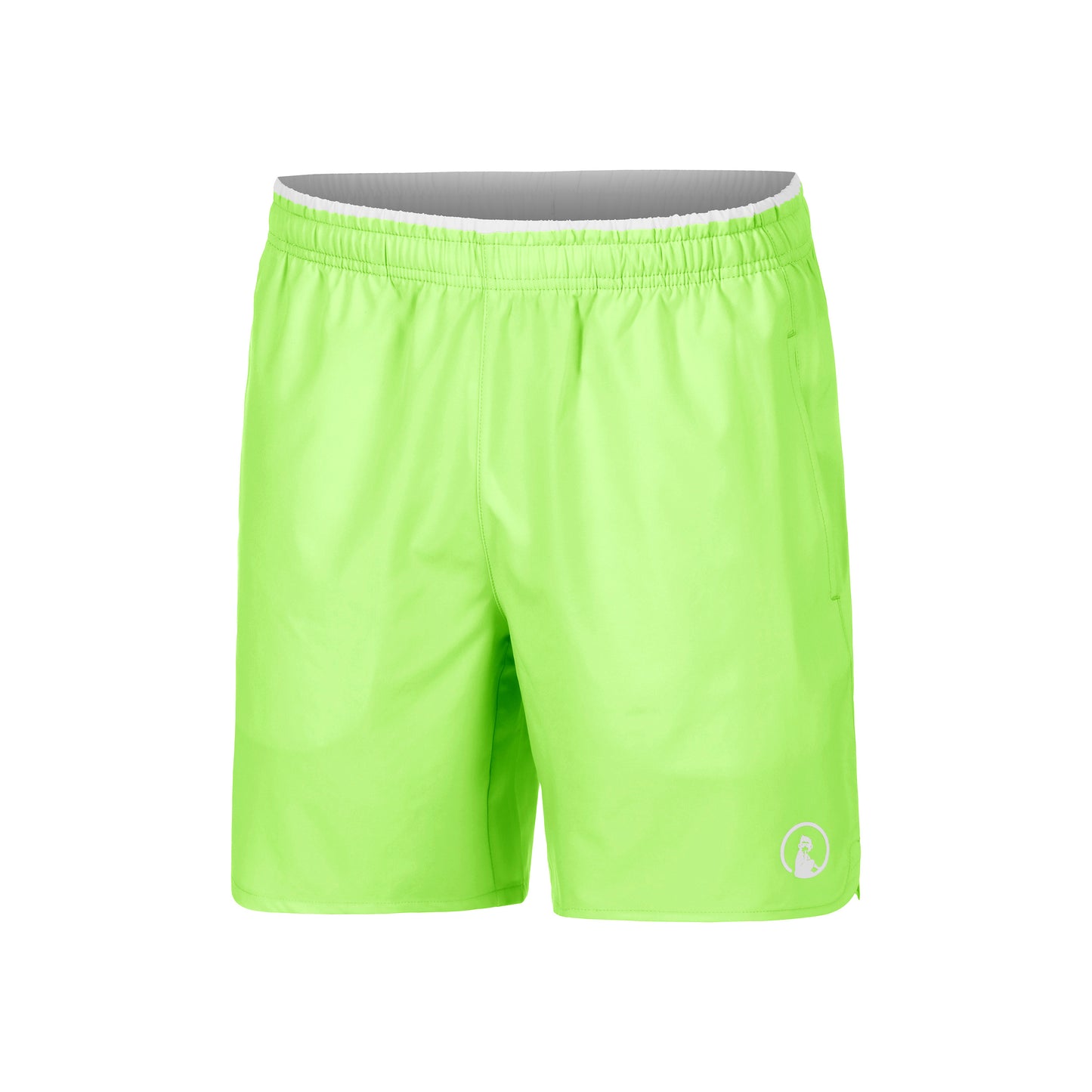 Quiet Please Wild Slam Shorts Hombres-Verde Neón,Blanco