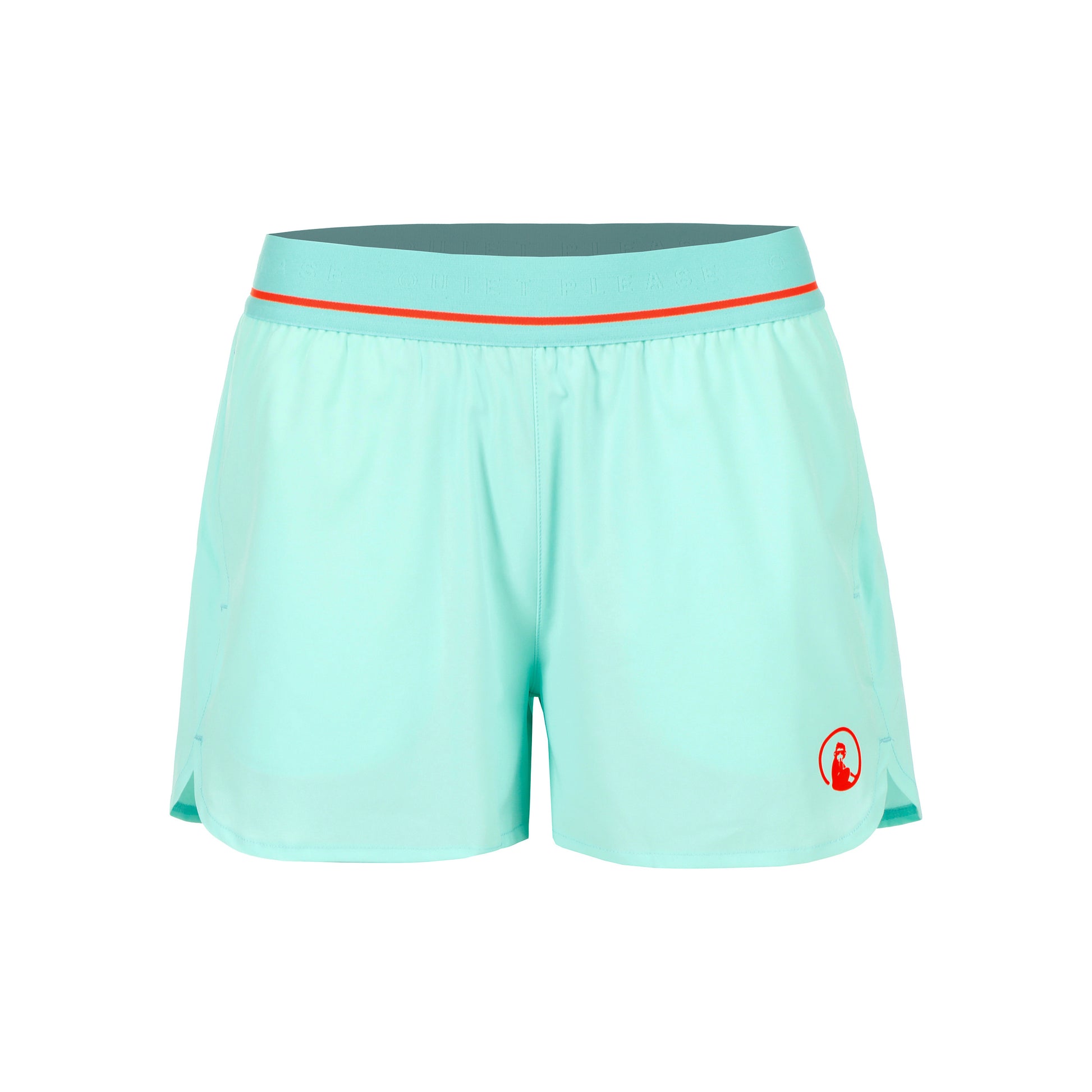 Quiet Please Wild Match 2in1 Shorts Mujeres-Turquesa,Rojo
