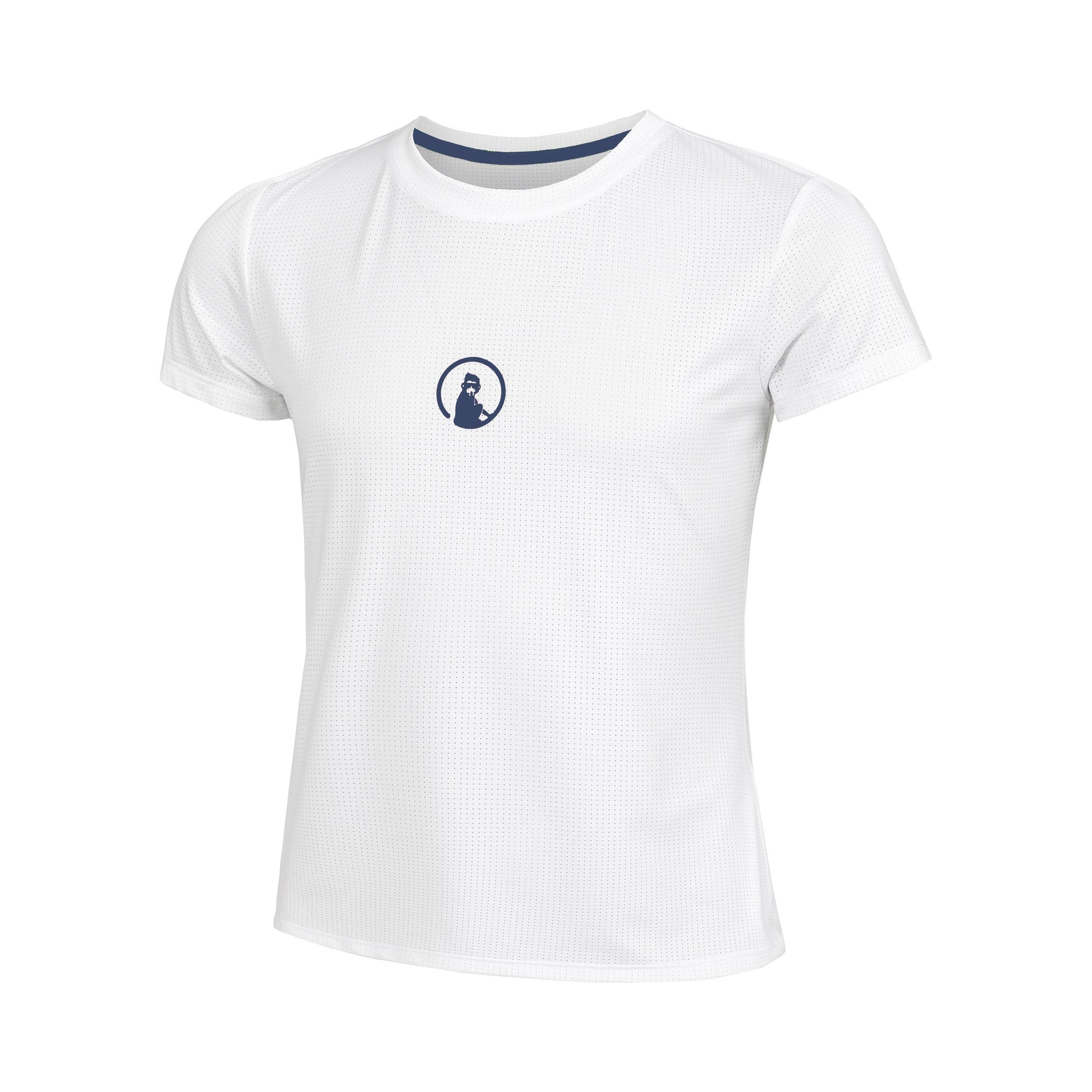 Quiet Please Retriever Camiseta De Manga Corta Chicas-Blanco