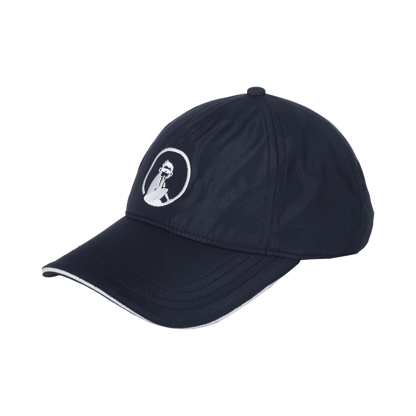 Quiet Please Court Gorra Niños-Azul Oscuro,Blanco