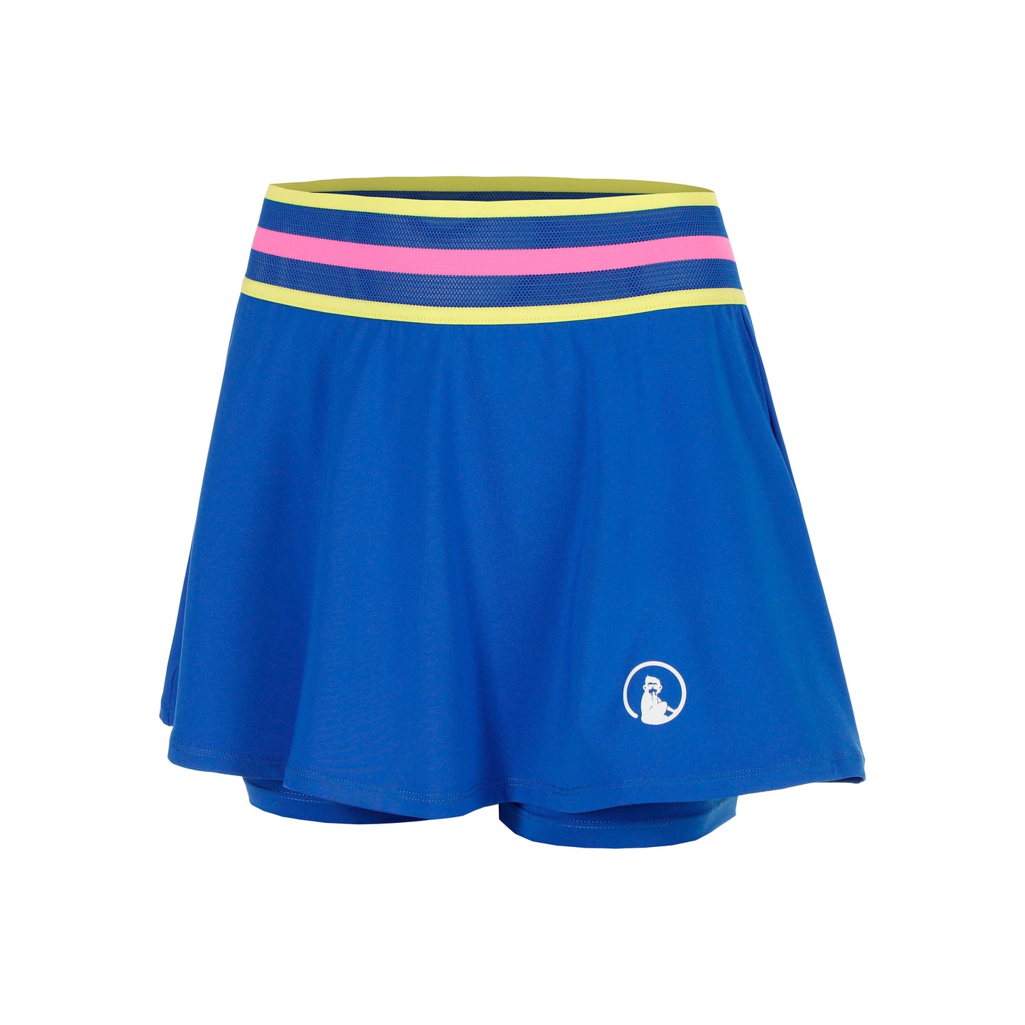 Quiet Please Bounce Falda Mujeres - azul, blanco