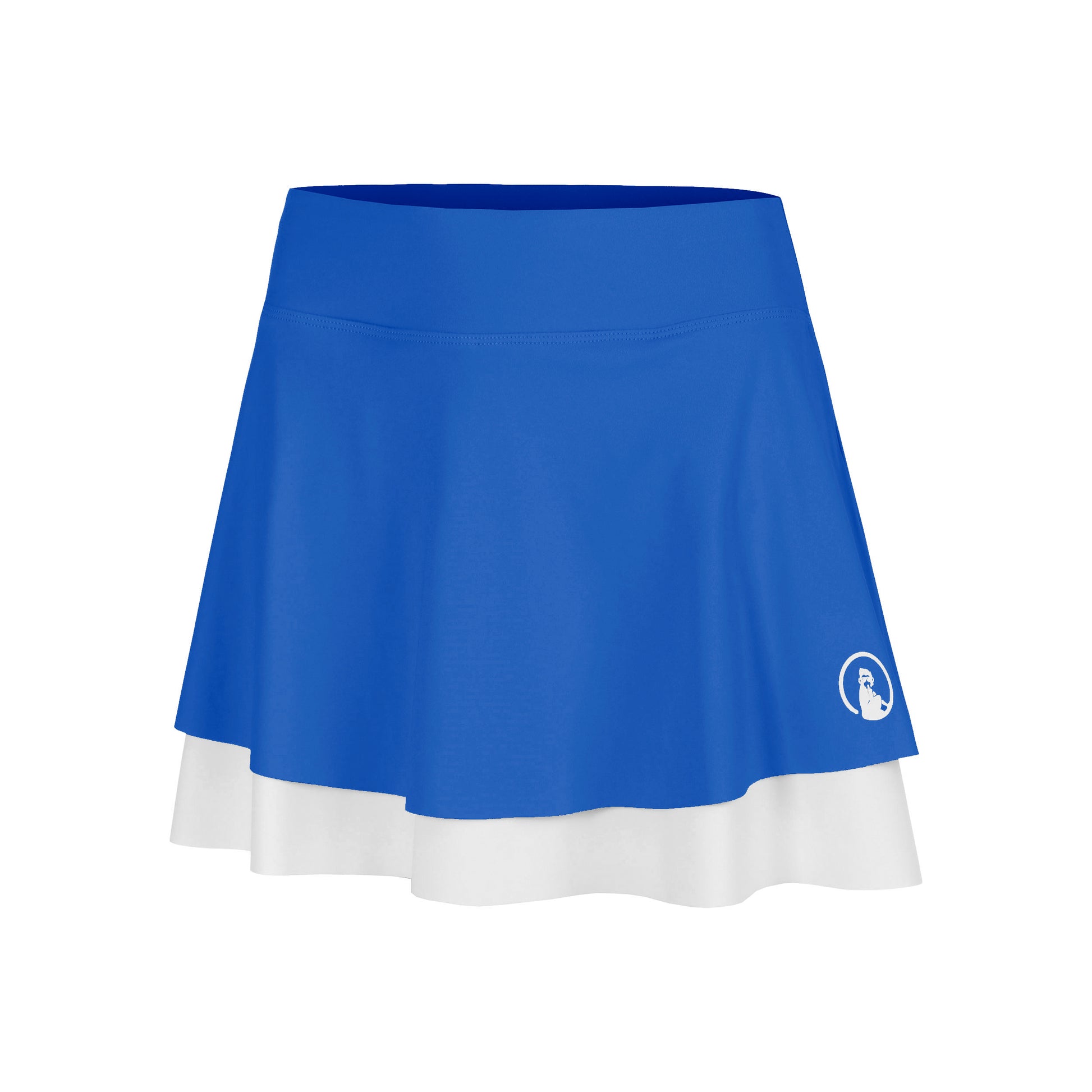 Quiet Please Crush Rally Falda Mujeres-azul, blanco