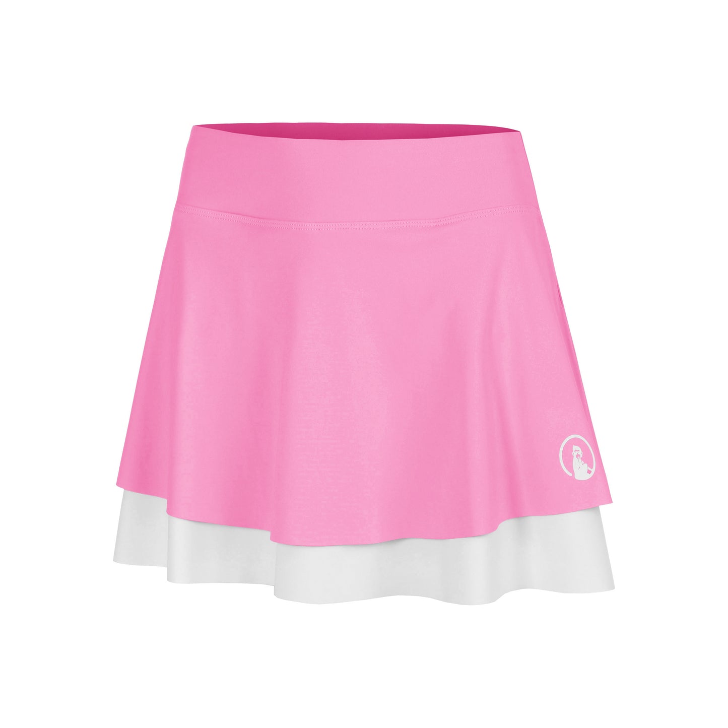 Quiet Please Crush Rally  Falda Chicas-rosa, blanco
