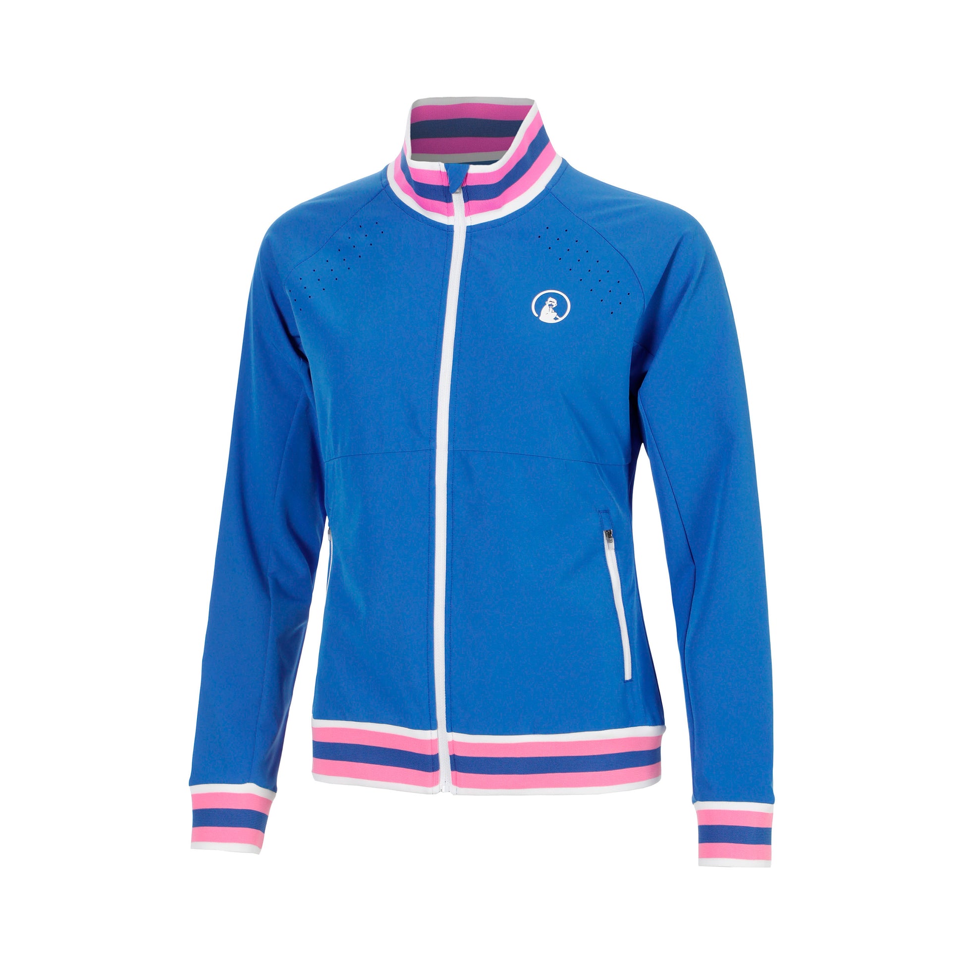 Quiet Please Tipping Chaqueta de entrenamiento Chicas - azul, blanco