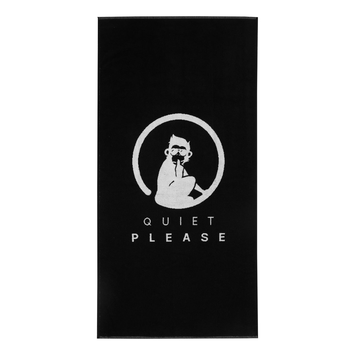 Quiet Please Performance 70x140cm Toalla-Negro