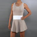 Orbit Vestido Mujeres-beige, blanco