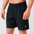Ace Sports 8 Inch Shorts Hombres-negro, blanco