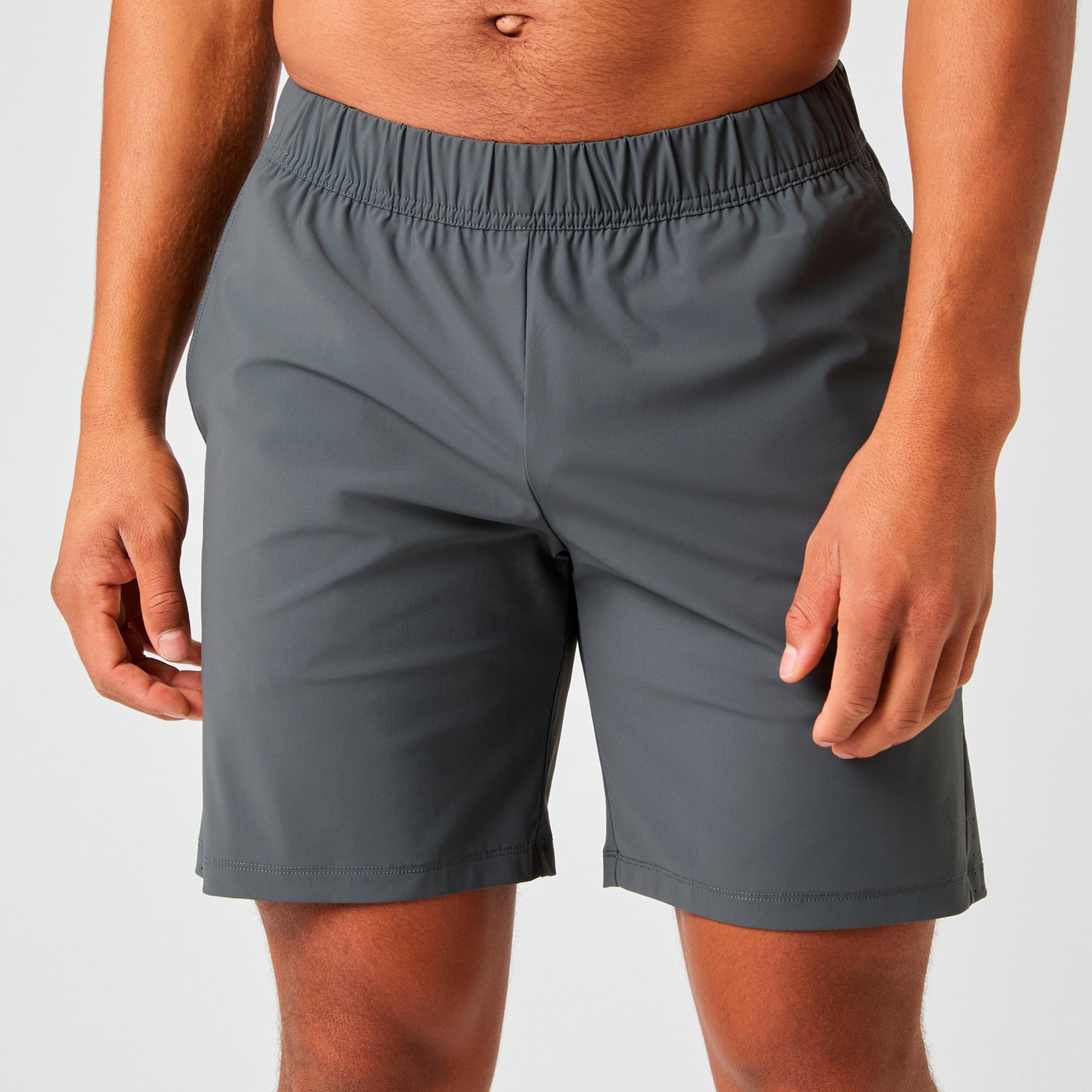 Björn Borg Ace Sports 8 Inch Shorts Hombres-gris oscuro, blanco
