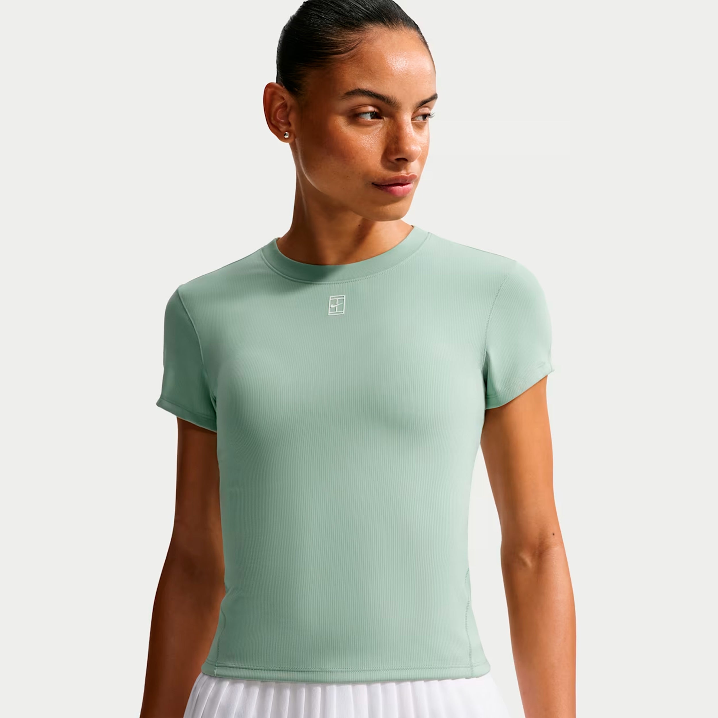 Nike Court Dri-FIT Advantage Camiseta de manga corta Mujeres - blanco rot, blanco