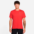 Miler Camiseta de running Hombres - rojo claro, plateado