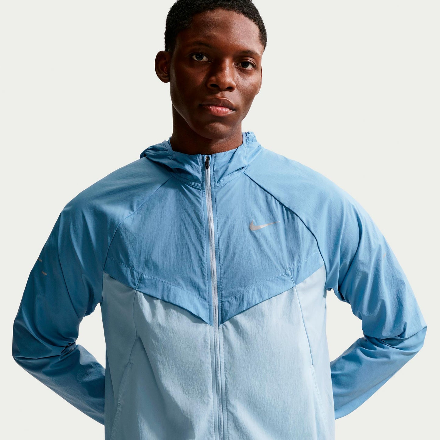 Nike Stride Chaqueta para correr Hombres - azul, azul claro