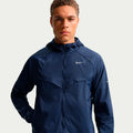 Stride Chaqueta para correr Hombres - azul oscuro, plateado