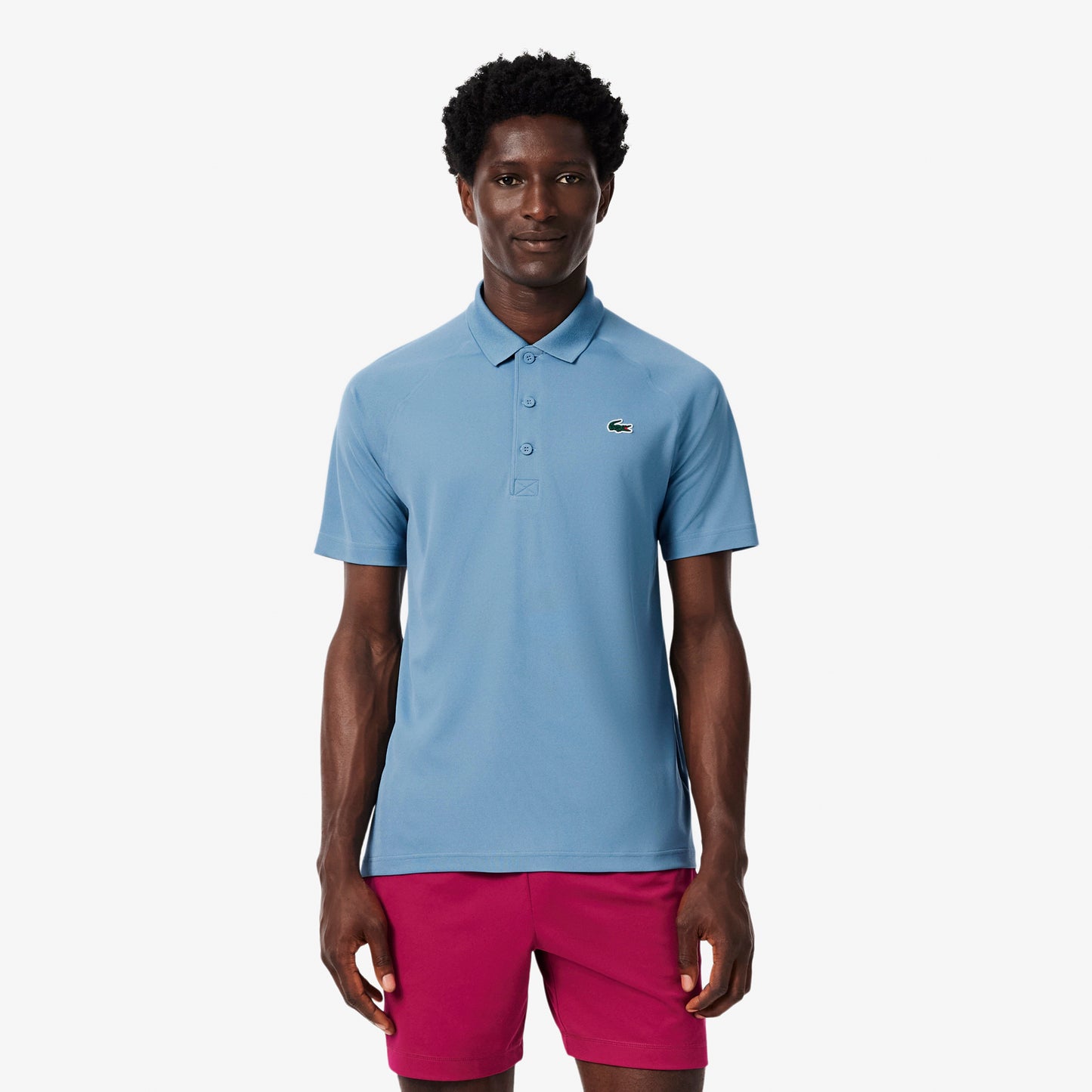 Lacoste Polo Hombres - azul-gris