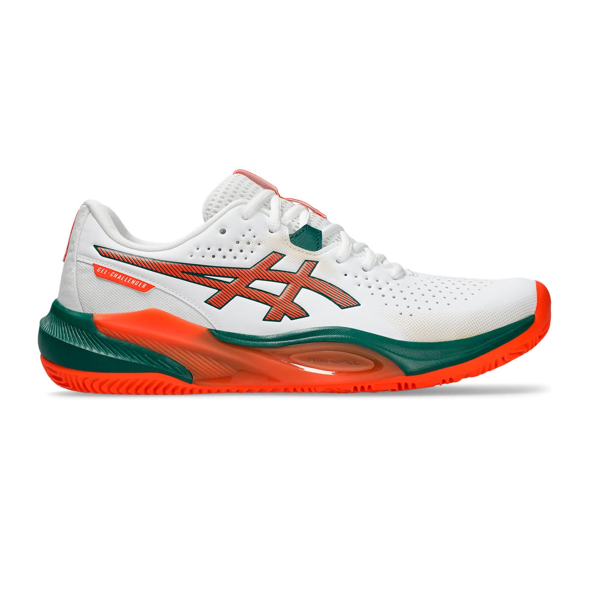 ASICS Gel-Challenger 15 Zapatilla de pádel Hombres - blanco, verde oscuro