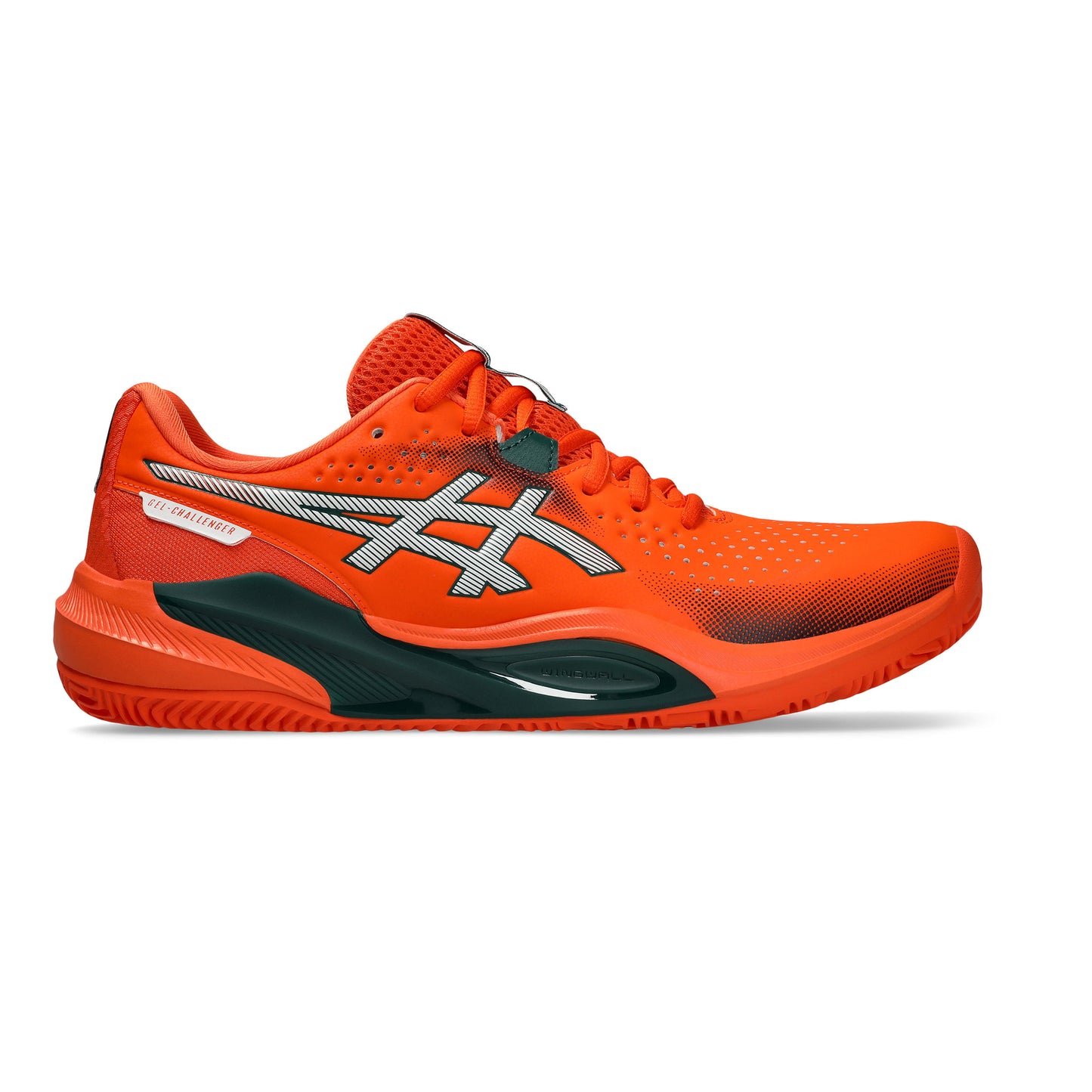 ASICS Gel-Challenger 15 Zapatilla de pádel Hombres - naranja neón, plateado
