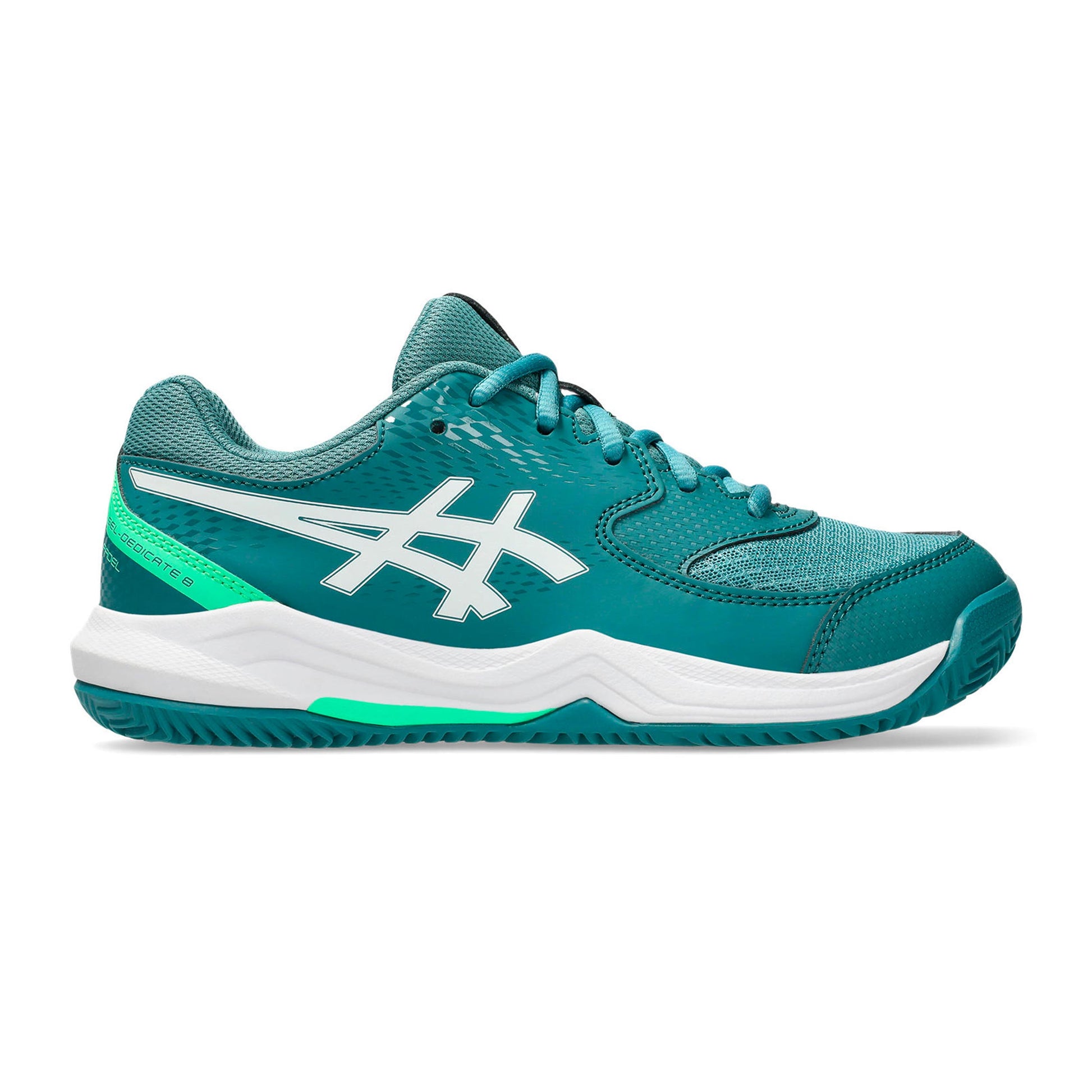 ASICS GEL-DEDICATE 8 PADEL GS Zapatilla de pádel Niños-color petróleo, blanco