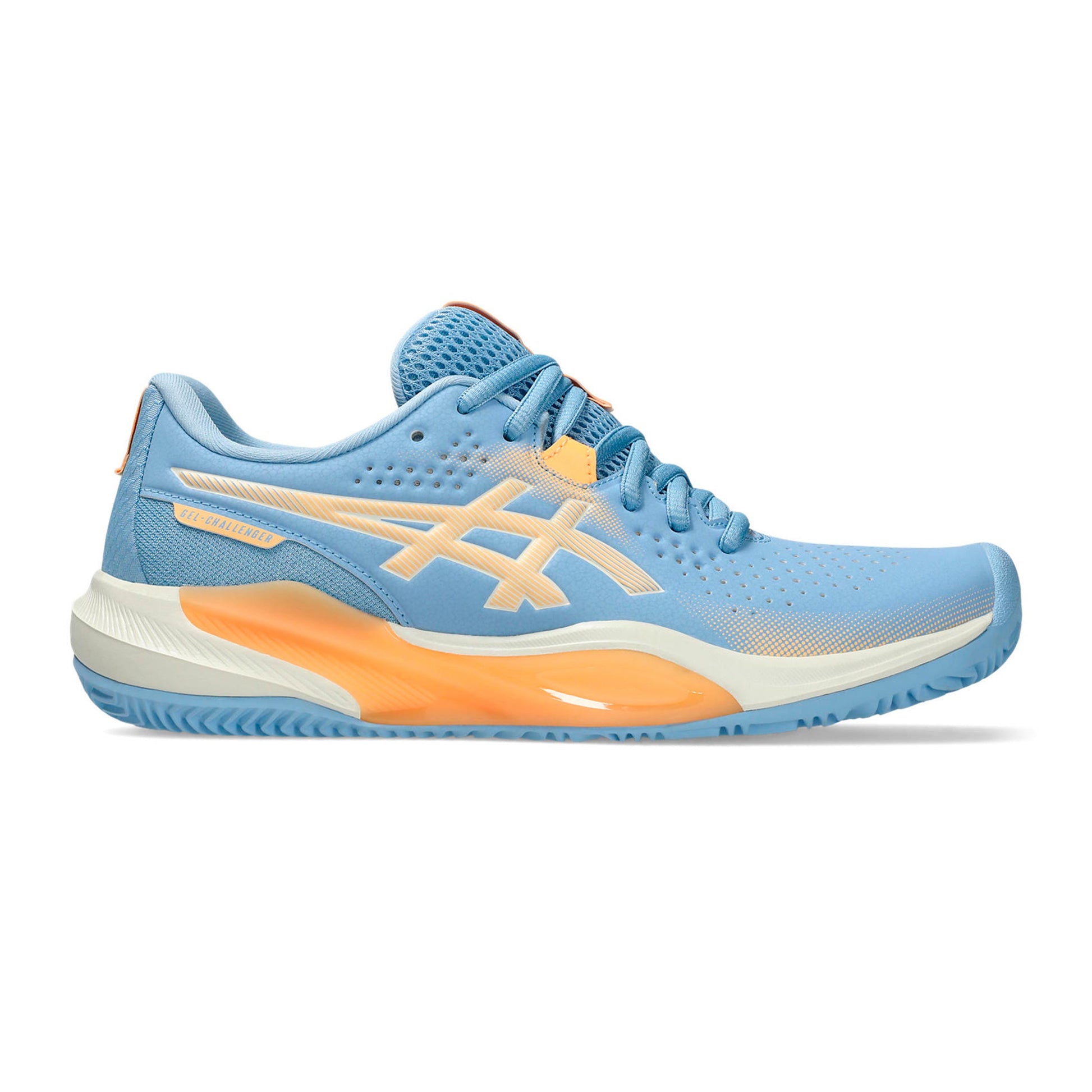 ASICS Gel-Challenger 15 Zapatilla de pádel Mujeres - azul claro, albaricoque
