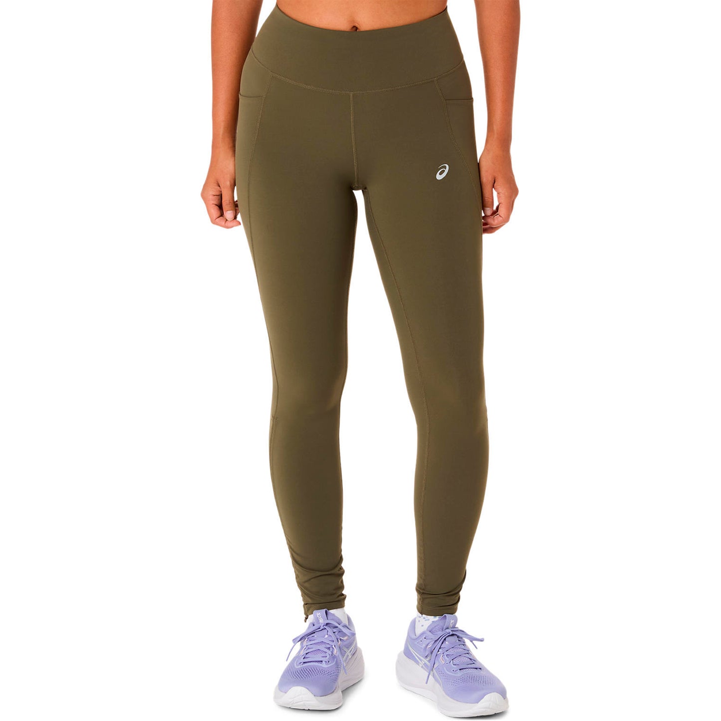 ASICS Nagino Run Adjustable Mallas para correr Mujeres-verde
