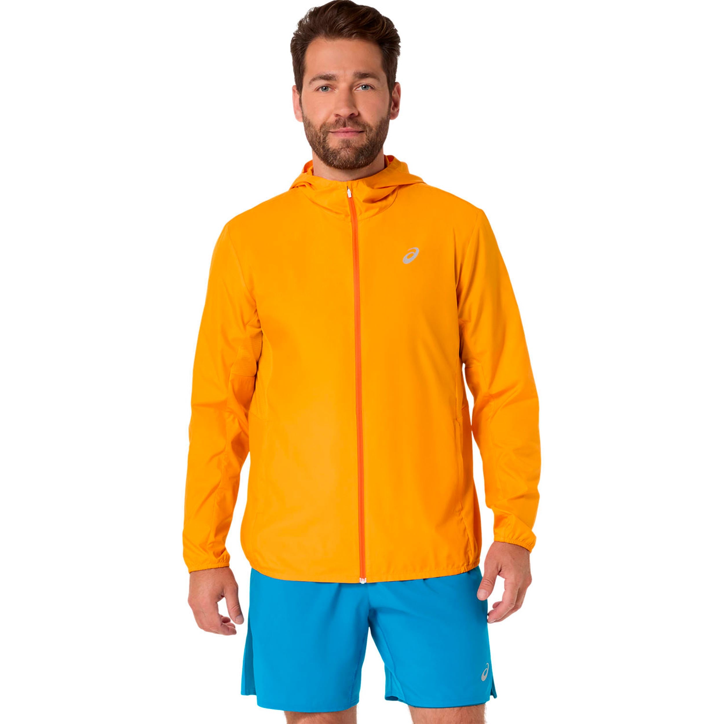 ASICS Core Chaqueta para correr Hombres-amarillo