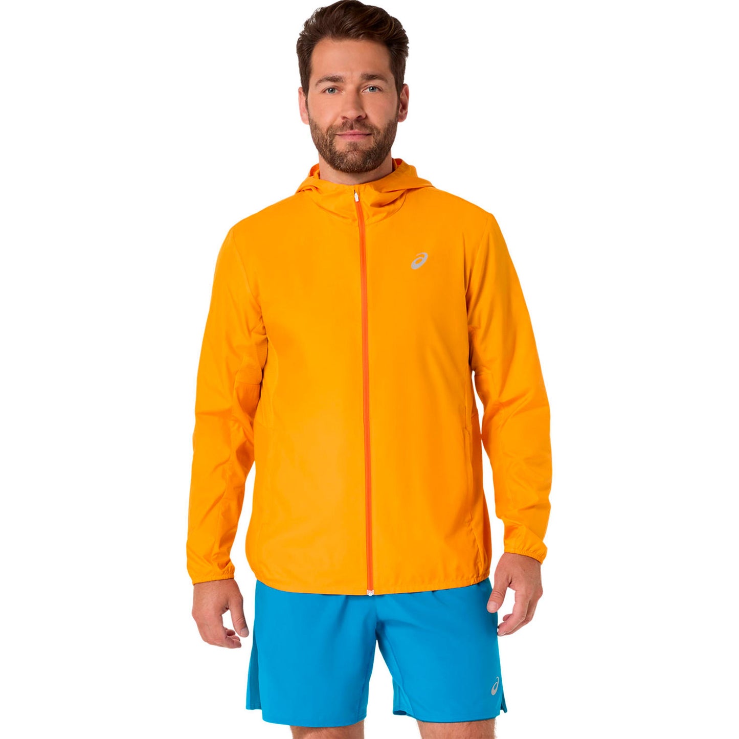 ASICS Core Chaqueta para correr Hombres-amarillo