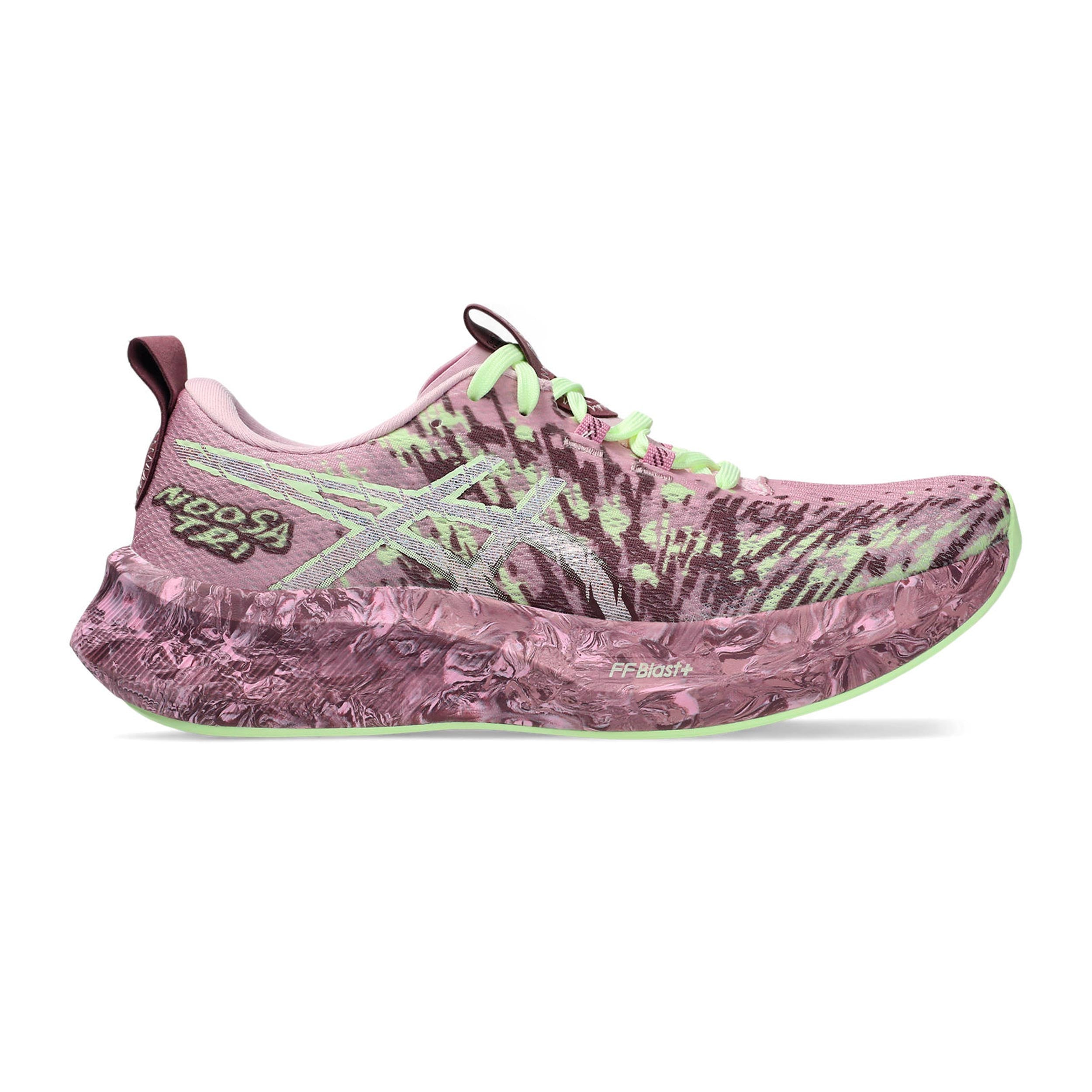 ASICS NOOSA TRI 16 Zapatilla de competición Mujeres - lila, amarillo