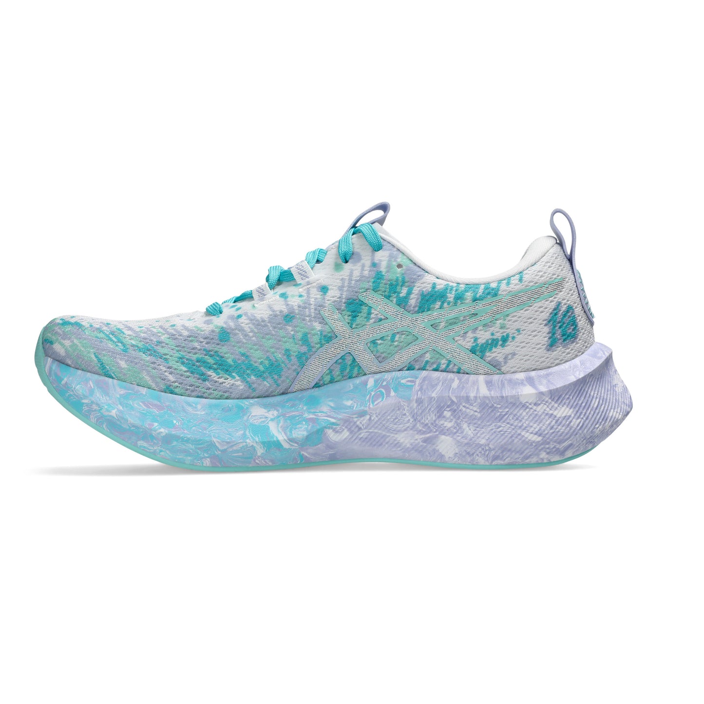 ASICS NOOSA TRI 16 Zapatilla de competición Mujeres - turquesa, morado