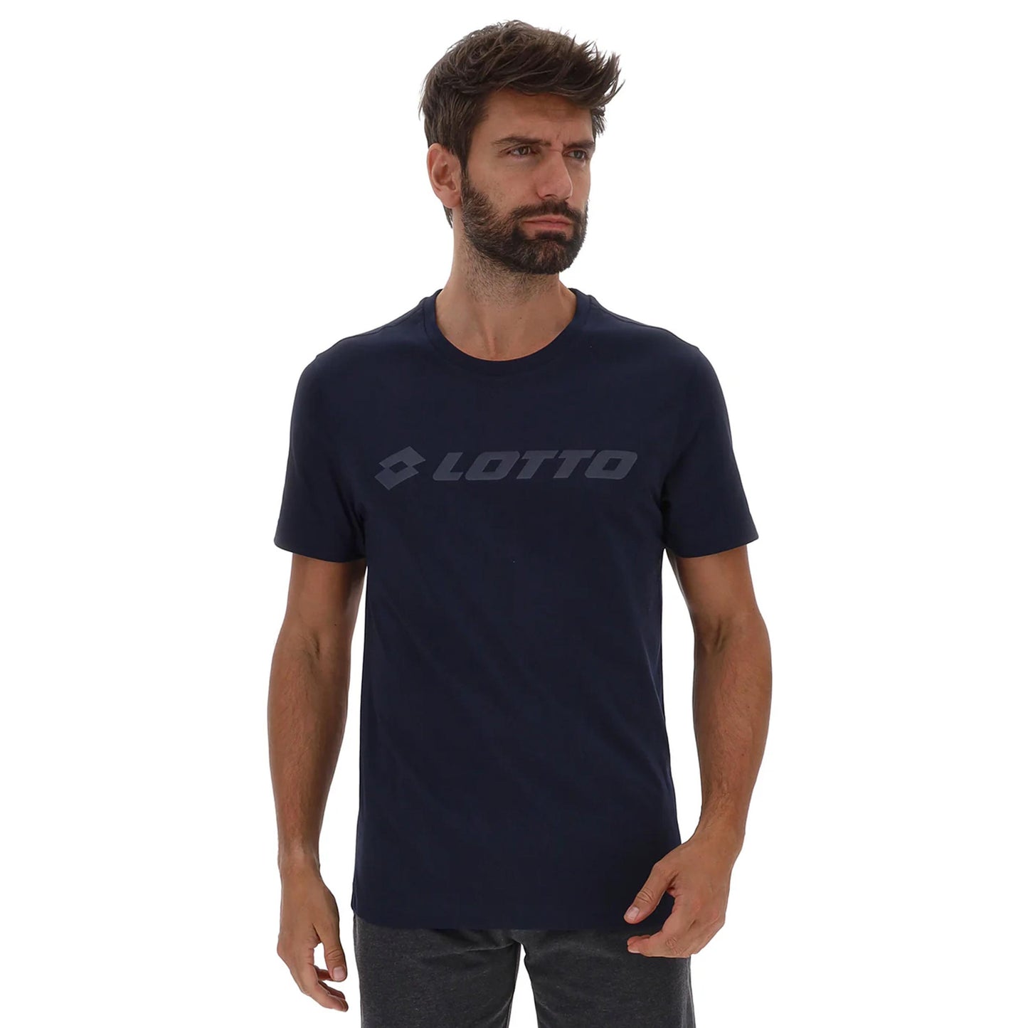 Lotto MSC II Logo Camiseta de manga corta Hombres - azul oscuro