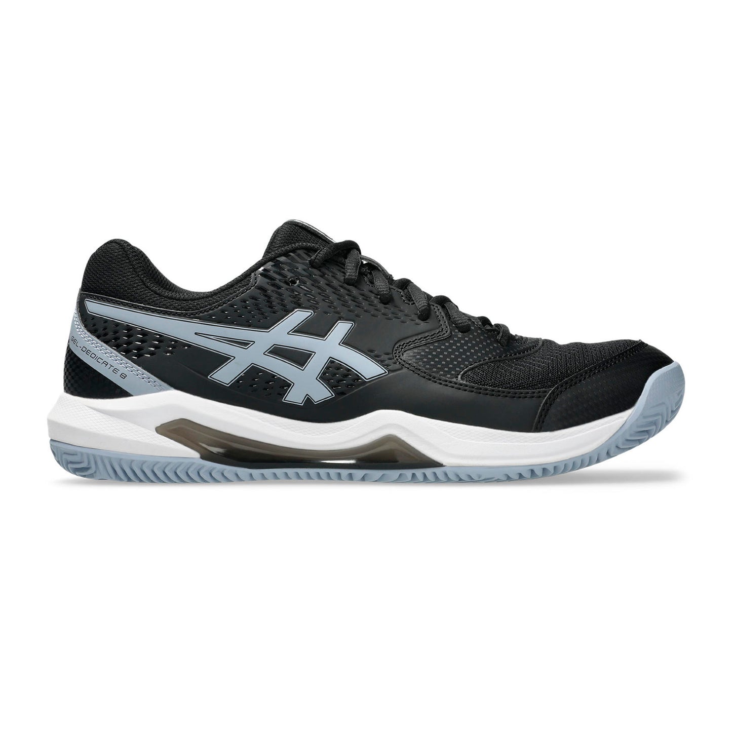 ASICS Gel-Dedicate 8 Zapatilla tierra batida Hombres - negro, gris