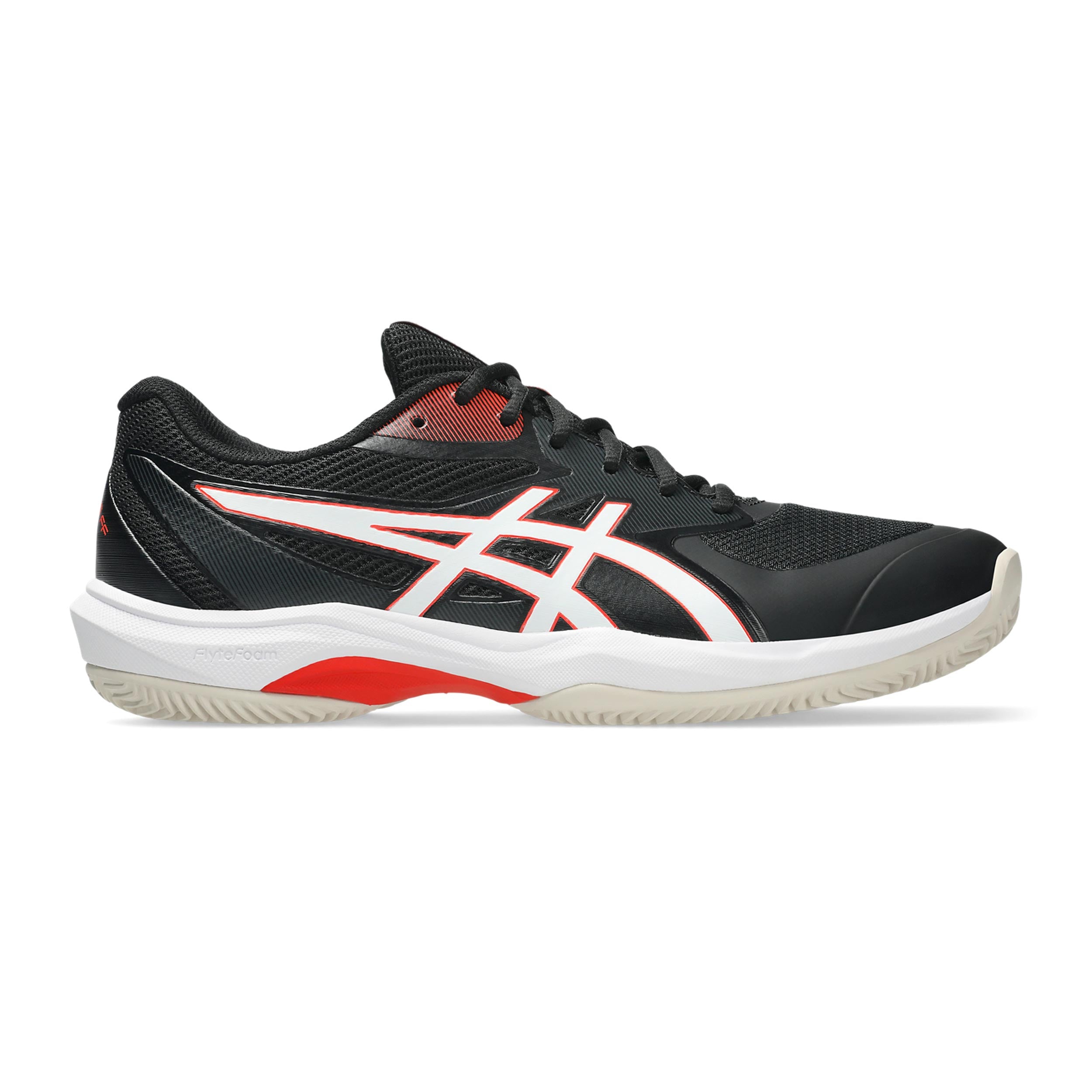 ASICS Game FF/OC Zapatilla tierra batida Hombres - negro, rojo