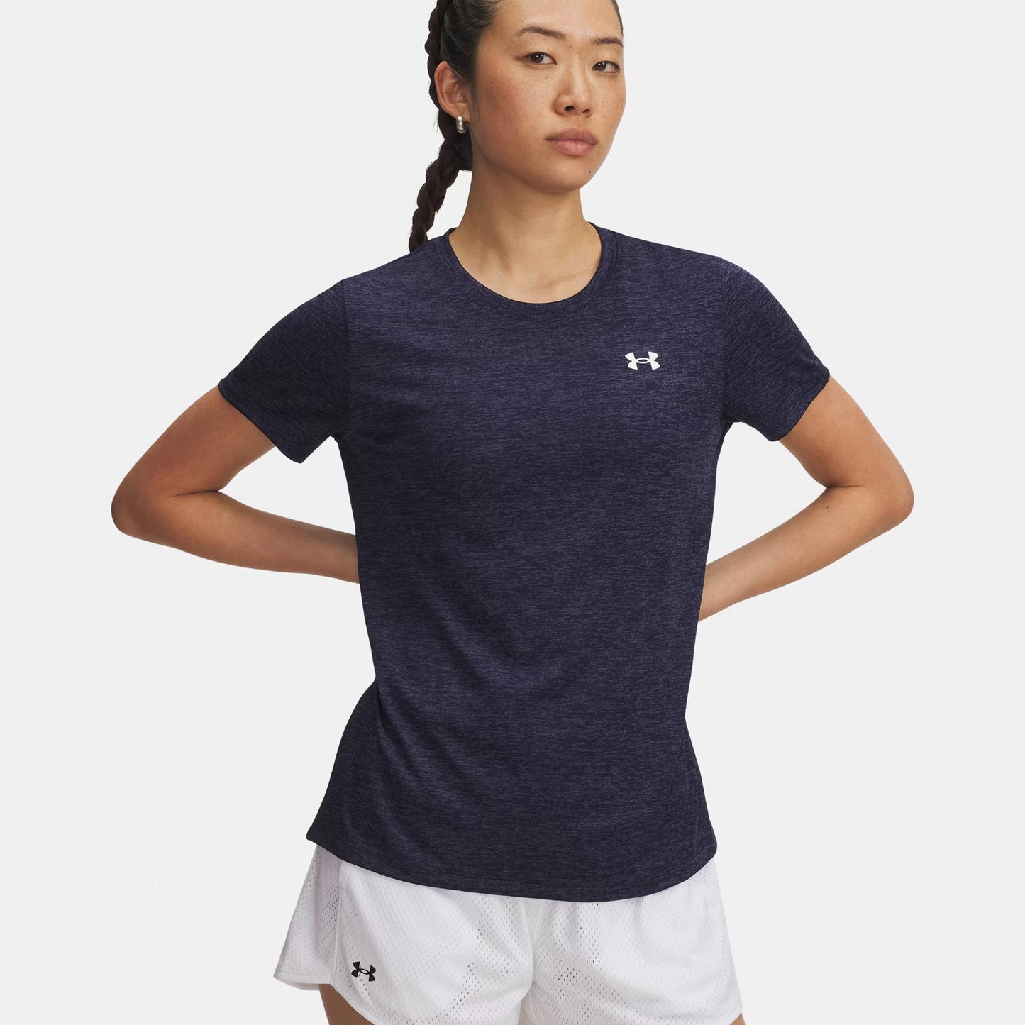Under Armour Tech Twist Camiseta de manga corta Mujeres-azul, blanco