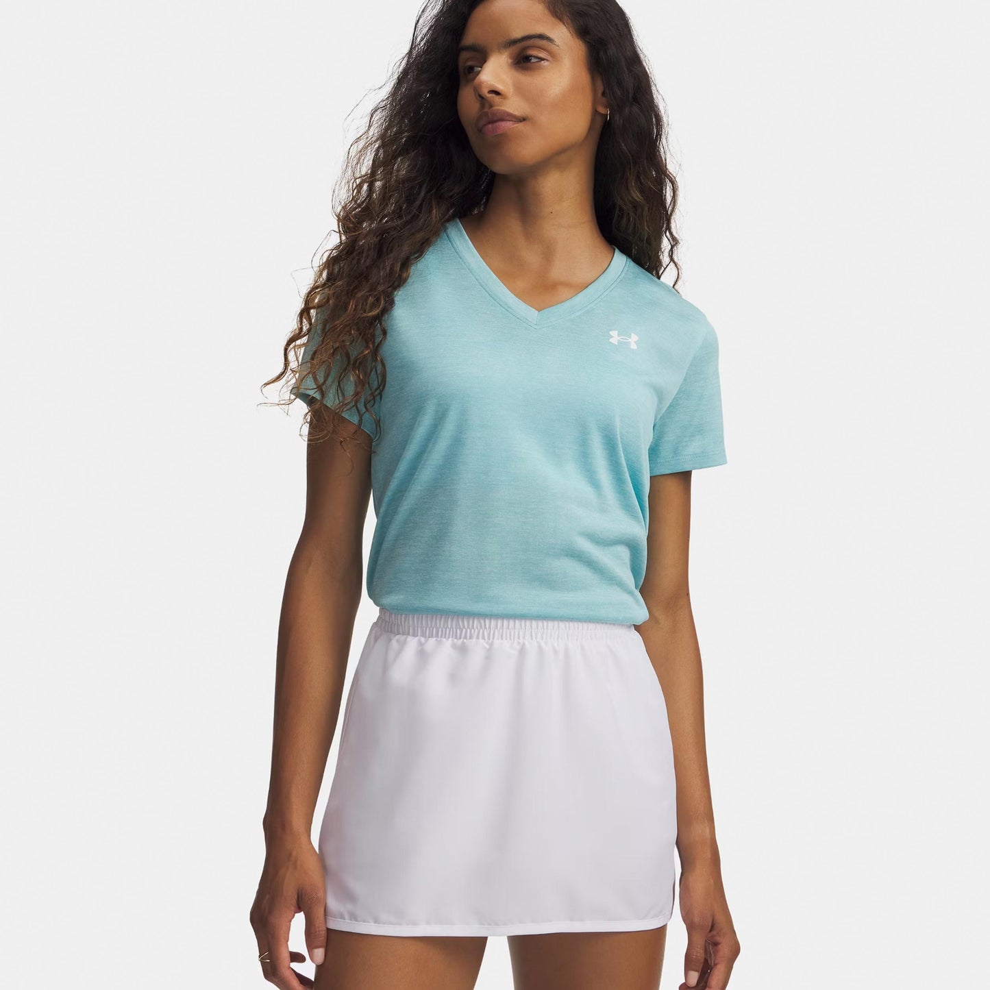 Under Armour Tech Twist Camiseta de manga corta Mujeres-azul, blanco