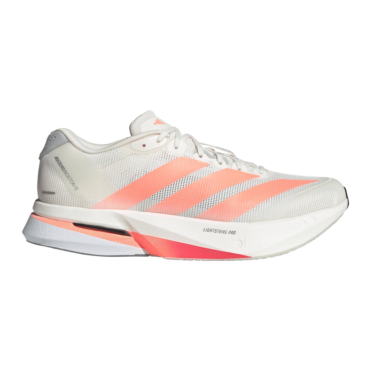 adidas adizero Boston 13 Zapatilla de competición Hombres - blanco, gris