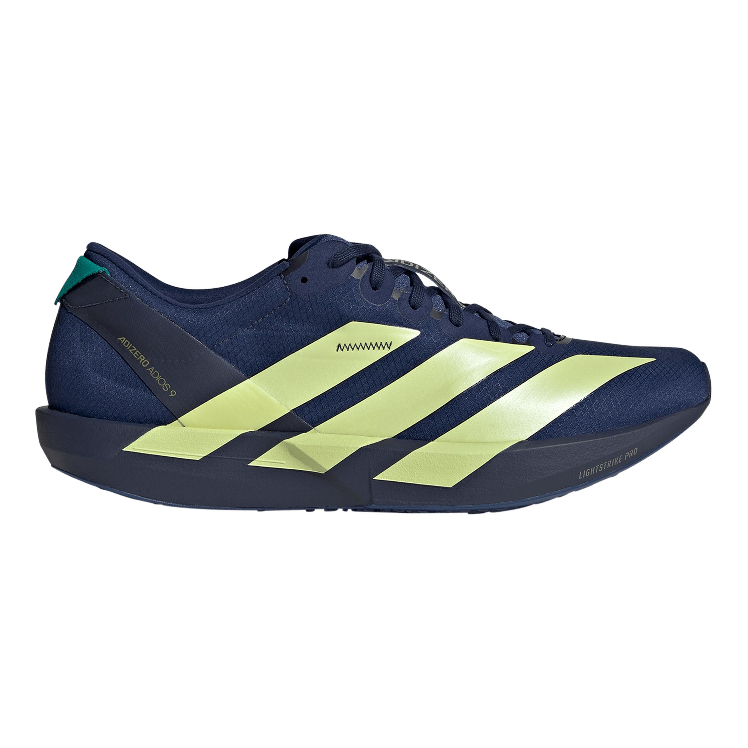 adidas adizero Adios 9 Zapatilla de competición Hombres - azul oscuro, amarillo